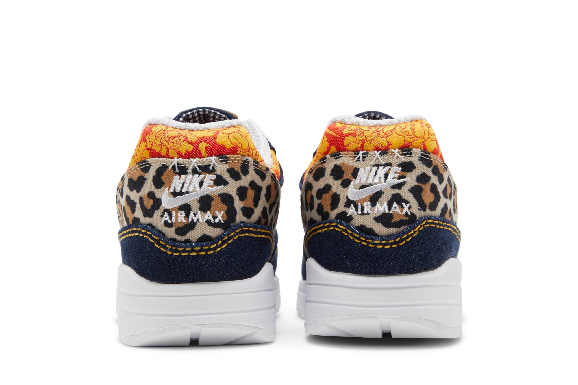 Nike Air Max 1 Premium Denim Leopard FJ4452-432 Moroen - Image 6