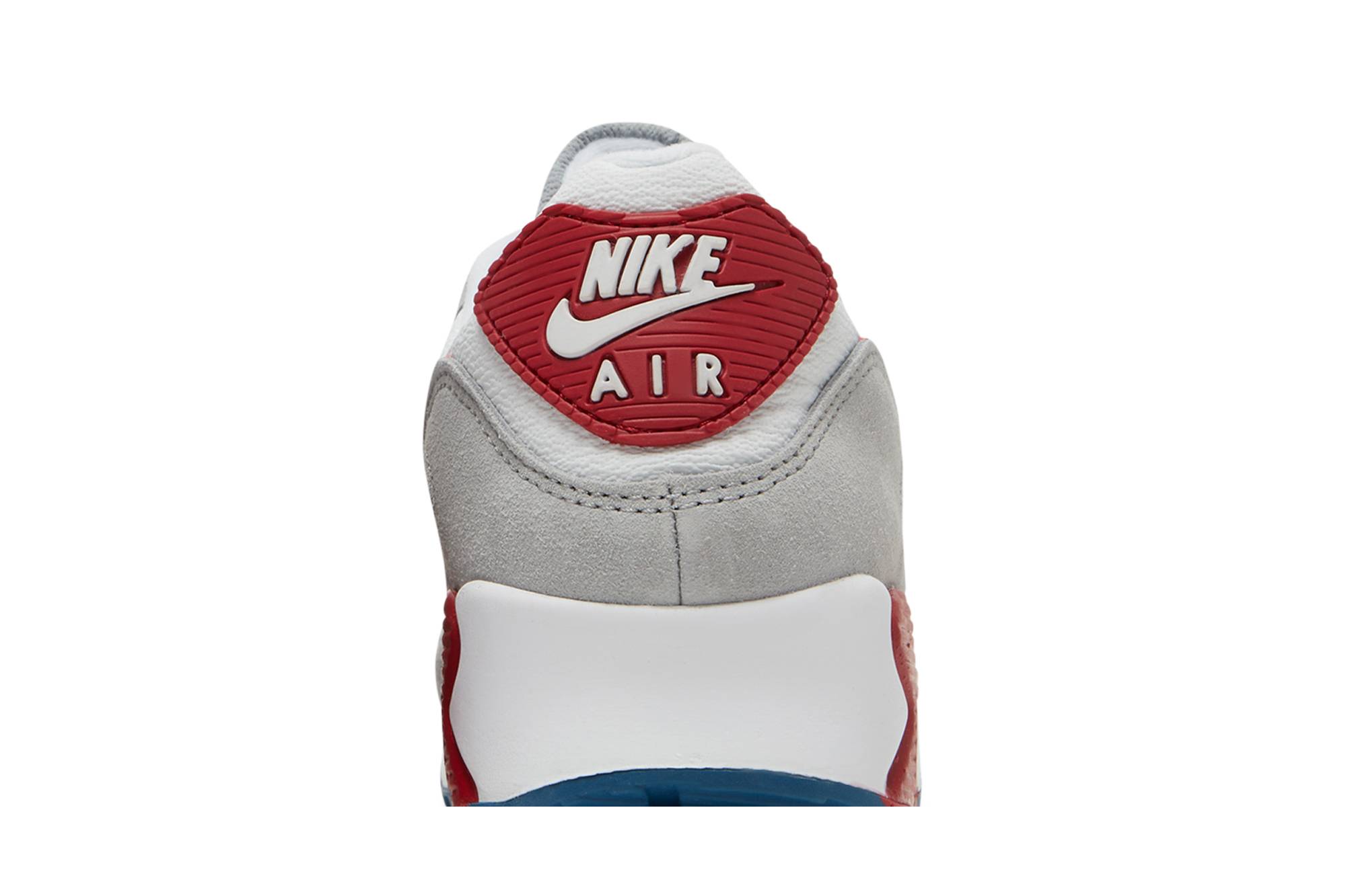 Nike Air Max 90 'Athletic Club White Red Blue' DQ8235-001 - Image 7