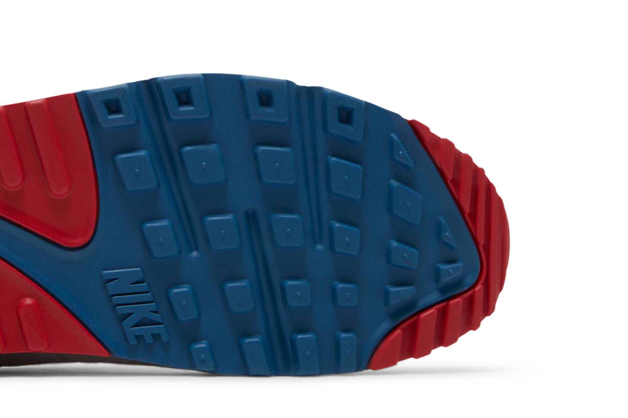 Nike Air Max 90 'Athletic Club White Red Blue' DQ8235-001 - Image 5
