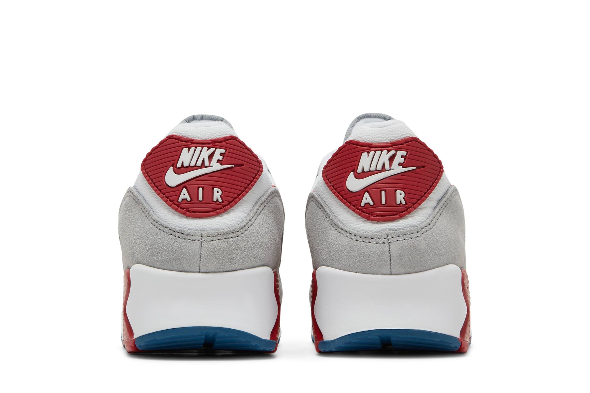 Nike Air Max 90 'Athletic Club White Red Blue' DQ8235-001 - Image 6