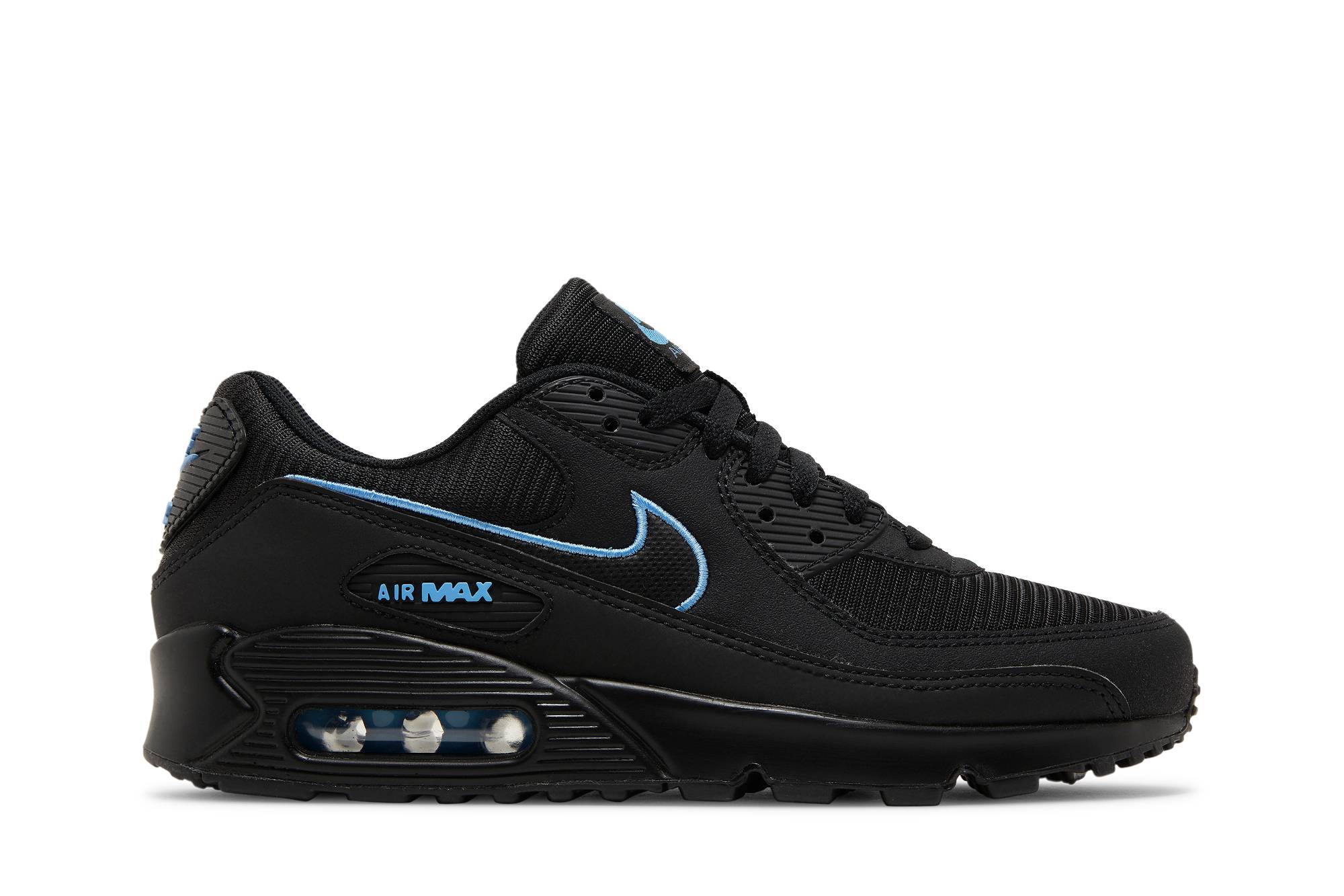 Nike Air Max 90 'Black University Blue' FJ4218-001