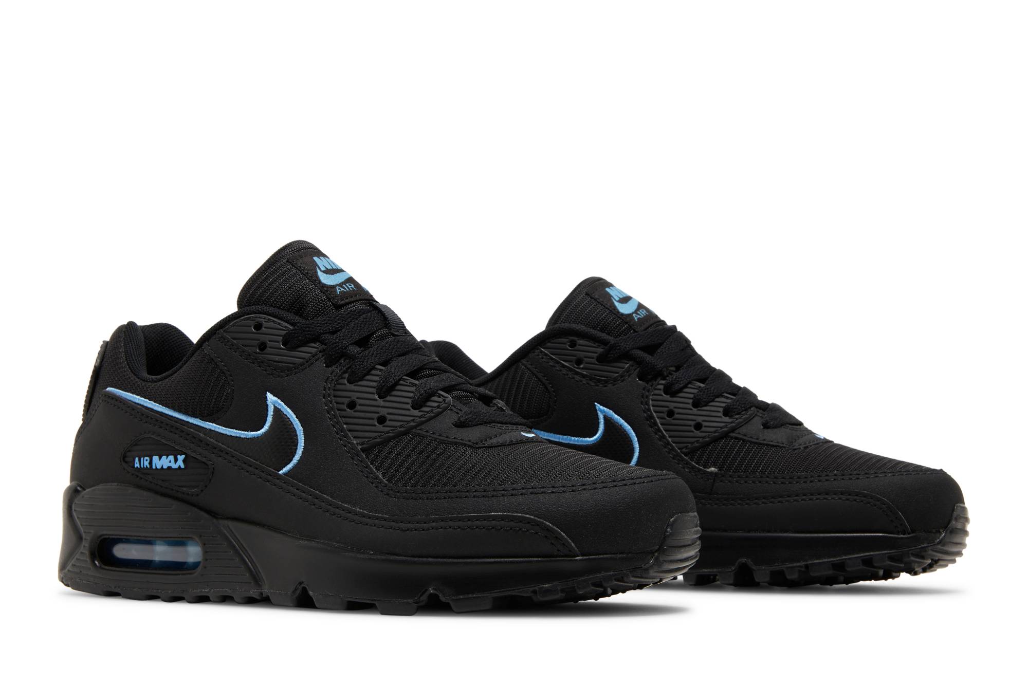 Nike Air Max 90 'Black University Blue' FJ4218-001 - Image 8