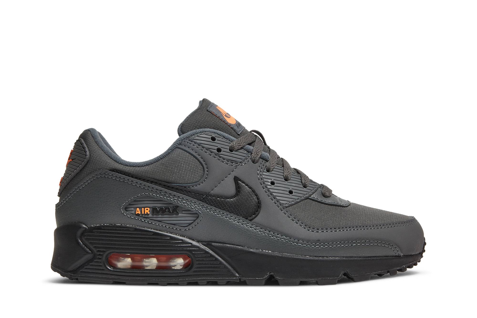 Nike Air Max 90 Iron Grey Total Orange DC4116-001 Moroen