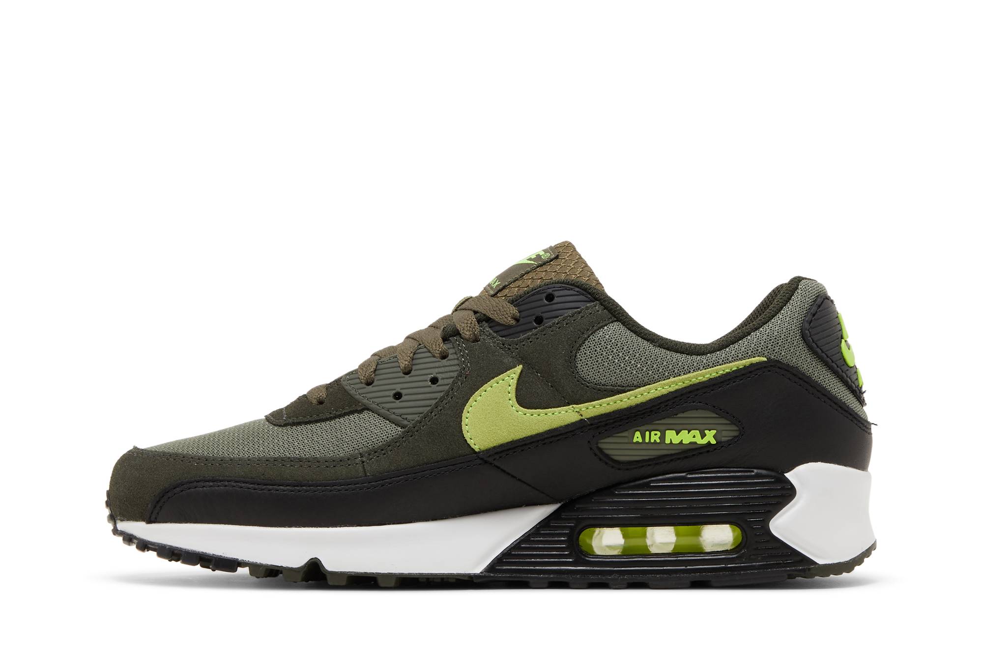 Nike Air Max 90 'Medium Olive/Volt' DQ4071-200 - Image 3
