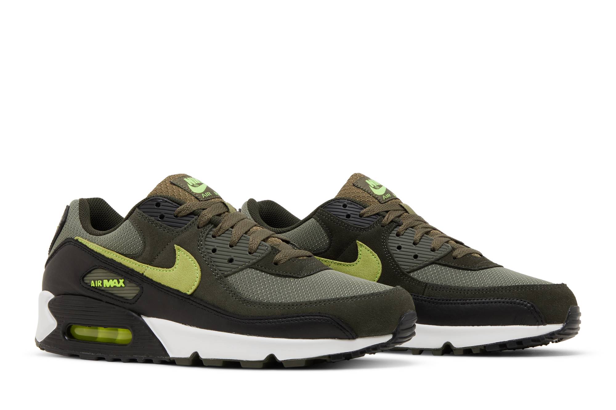 Nike Air Max 90 'Medium Olive/Volt' DQ4071-200 - Image 8