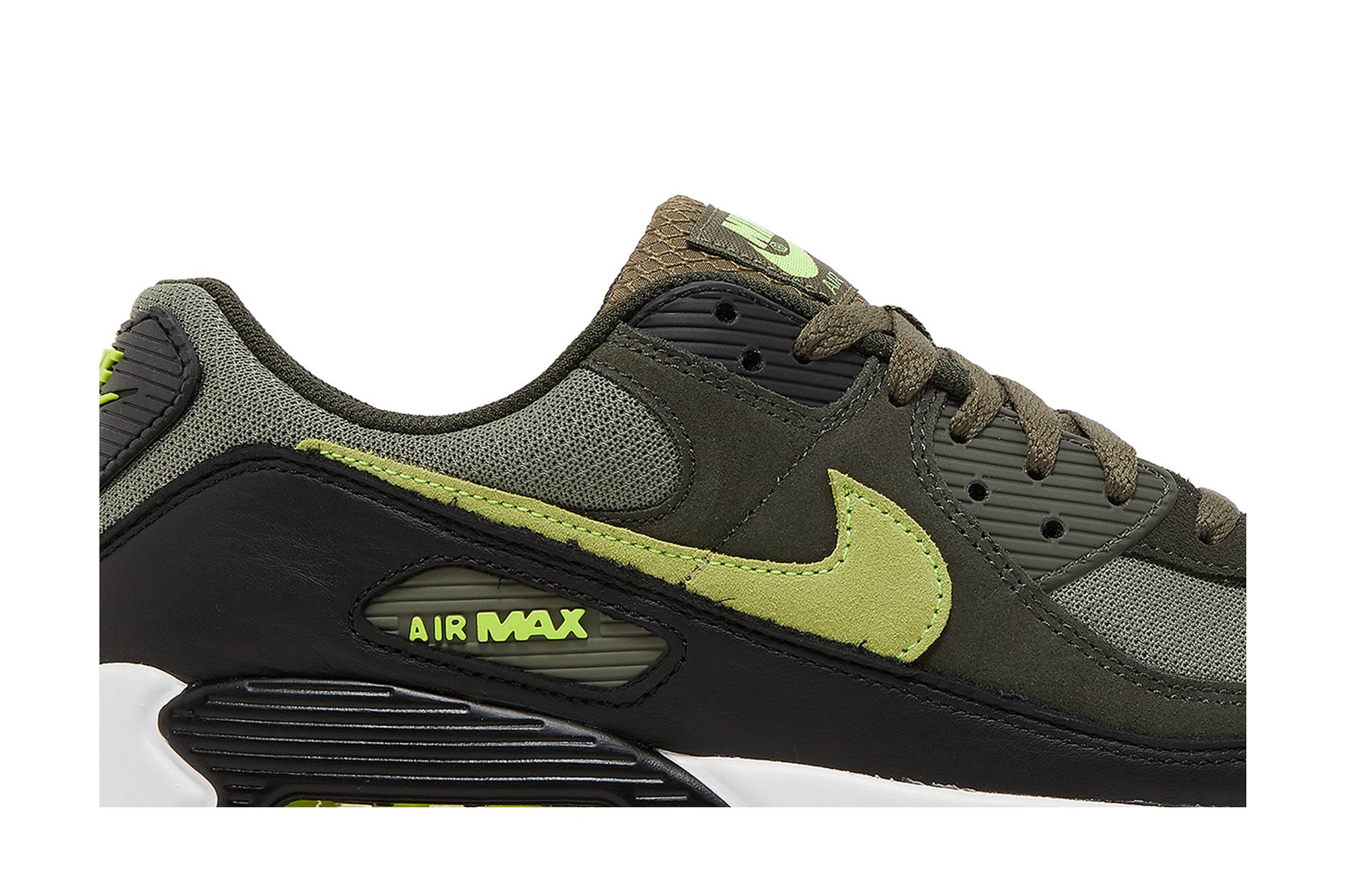 Nike Air Max 90 'Medium Olive/Volt' DQ4071-200 - Image 2