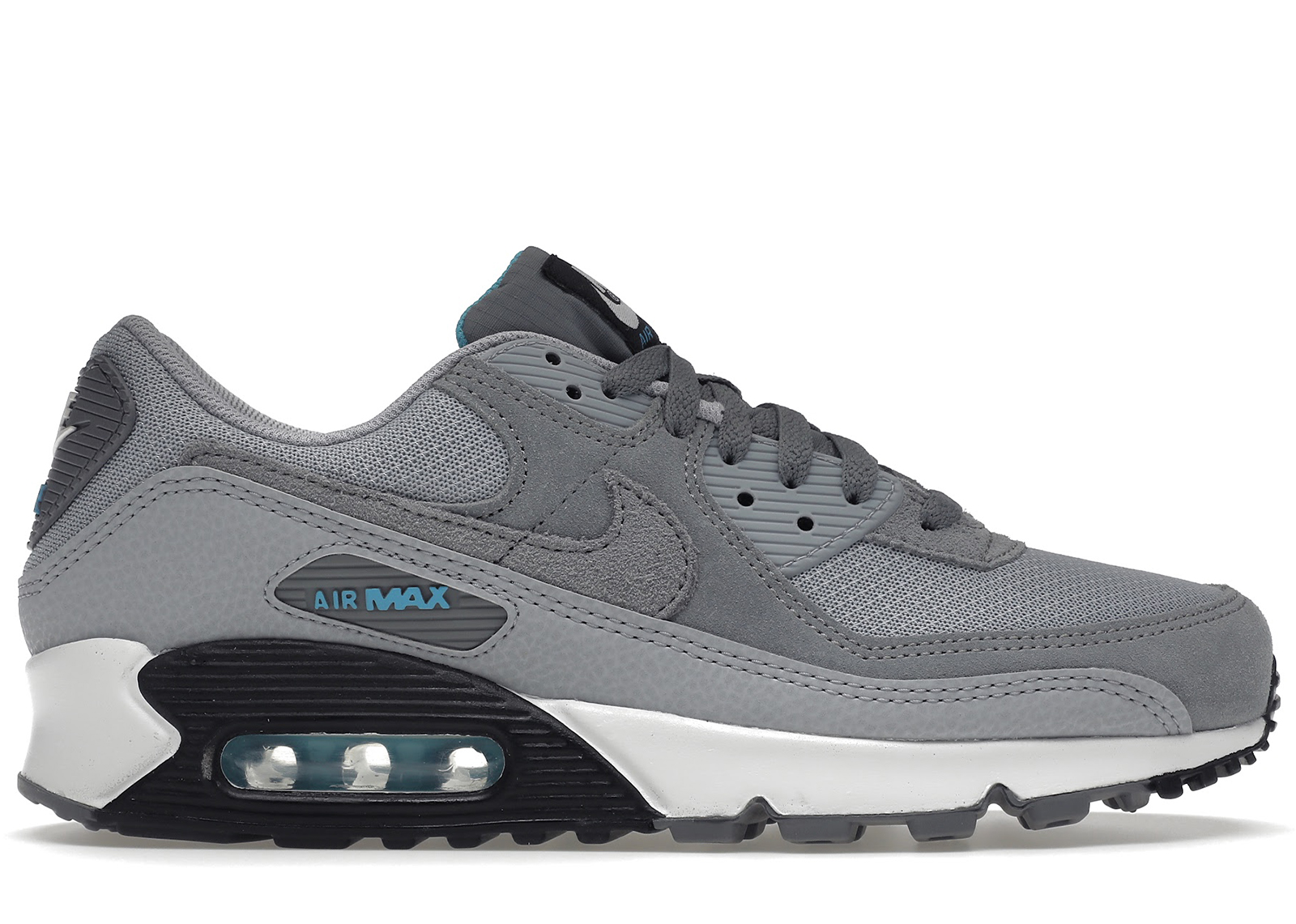 Nike Air Max 90 Wolf Grey Chlorine Blue DM0029-002 Simpleartly Store
