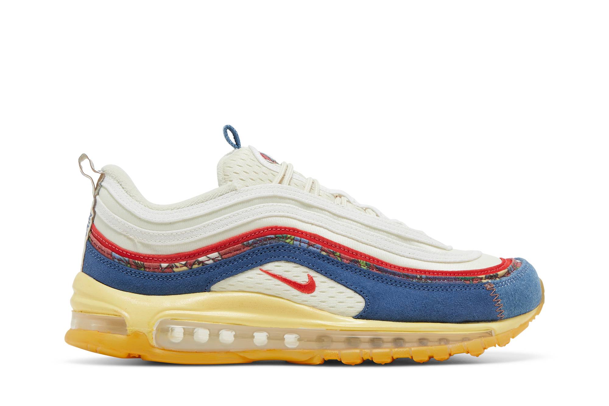Nike Air Max 97 Coconut Milk Fossil Denim Red DV1486-162 Gloiber