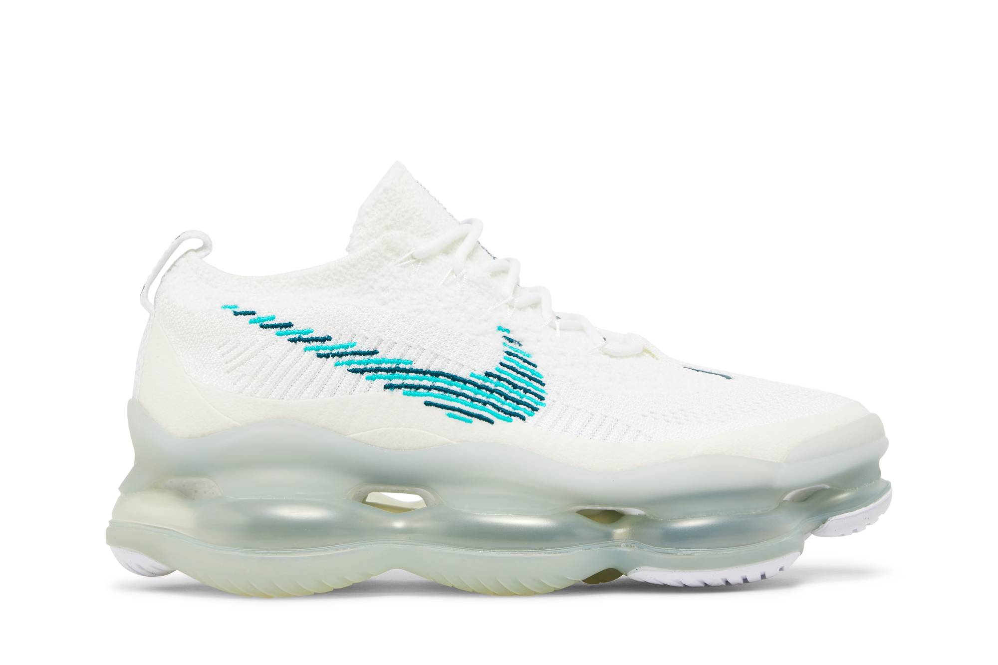 Nike Air Max Scorpion Flyknit White Clear Emerald DJ4701-100 Simpleartly Store