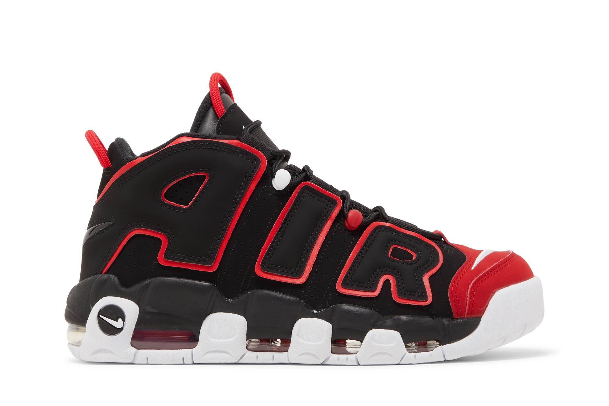 Nike Air More Uptempo 96 Red Toe FD0274-001 Moroen