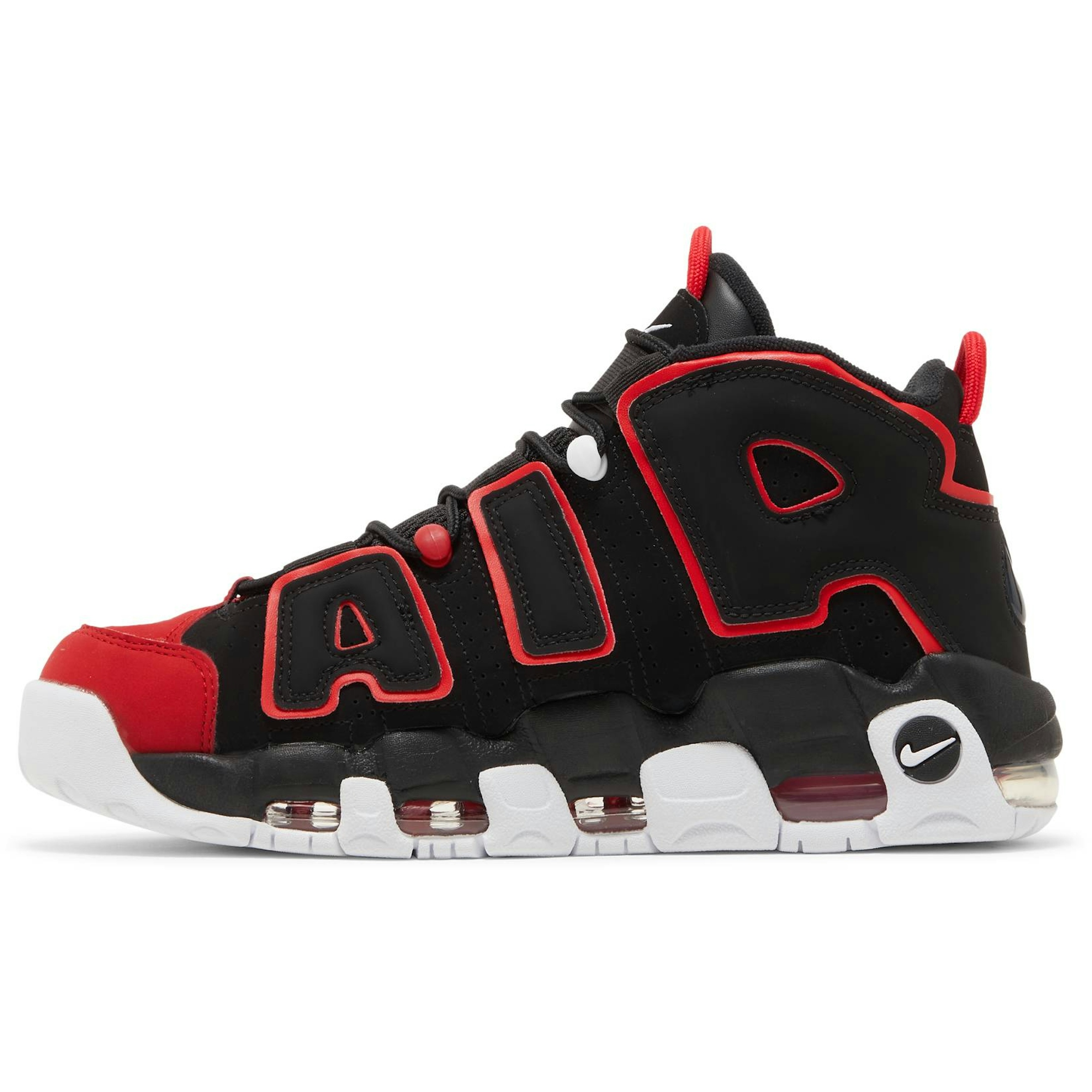 Nike Air More Uptempo 96 Red Toe FD0274-001 Moroen - Image 3