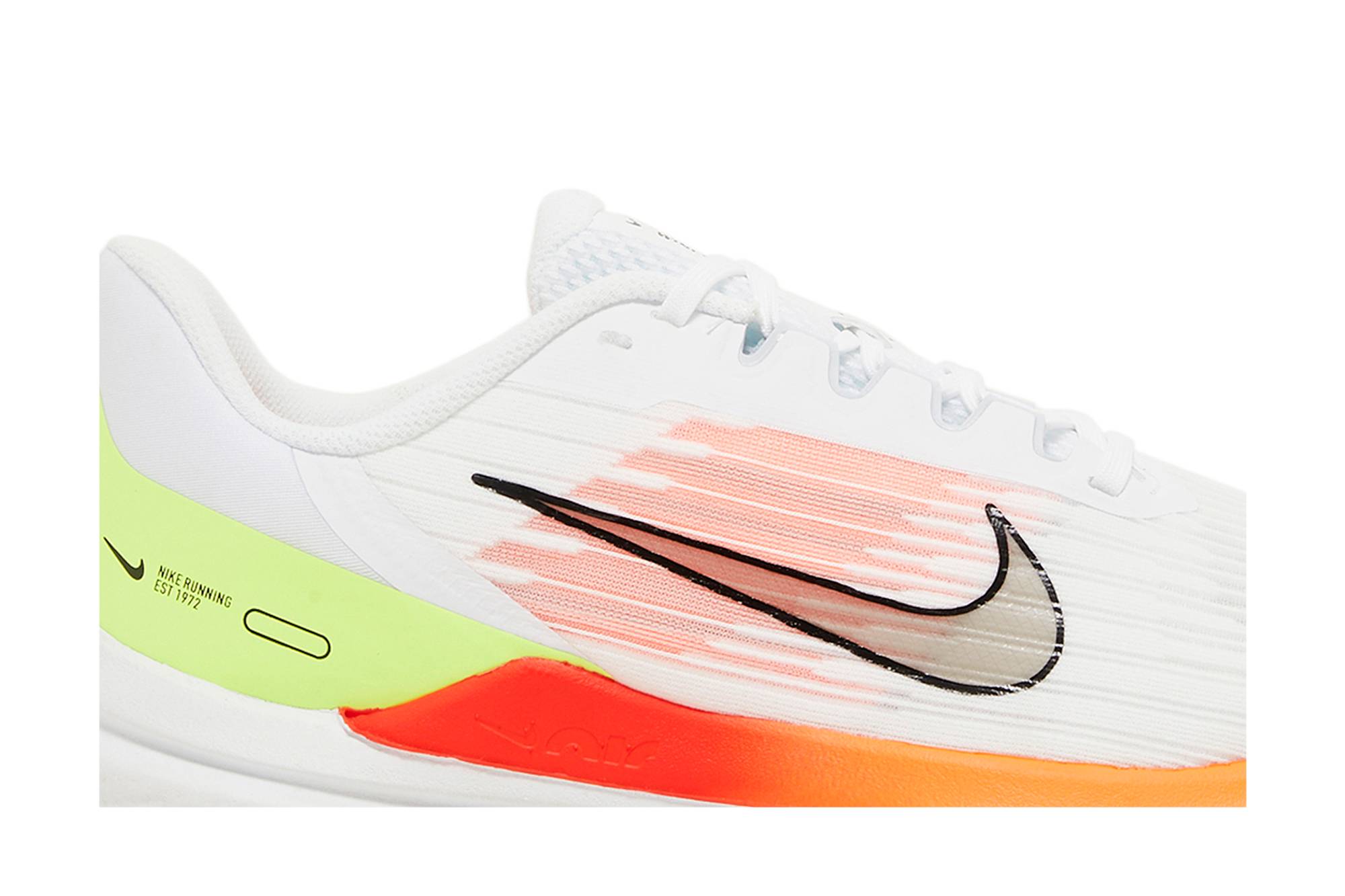 Nike Air Winflo 9 White Bright Crimson DD6203-100 Coiloa - Imagen 2