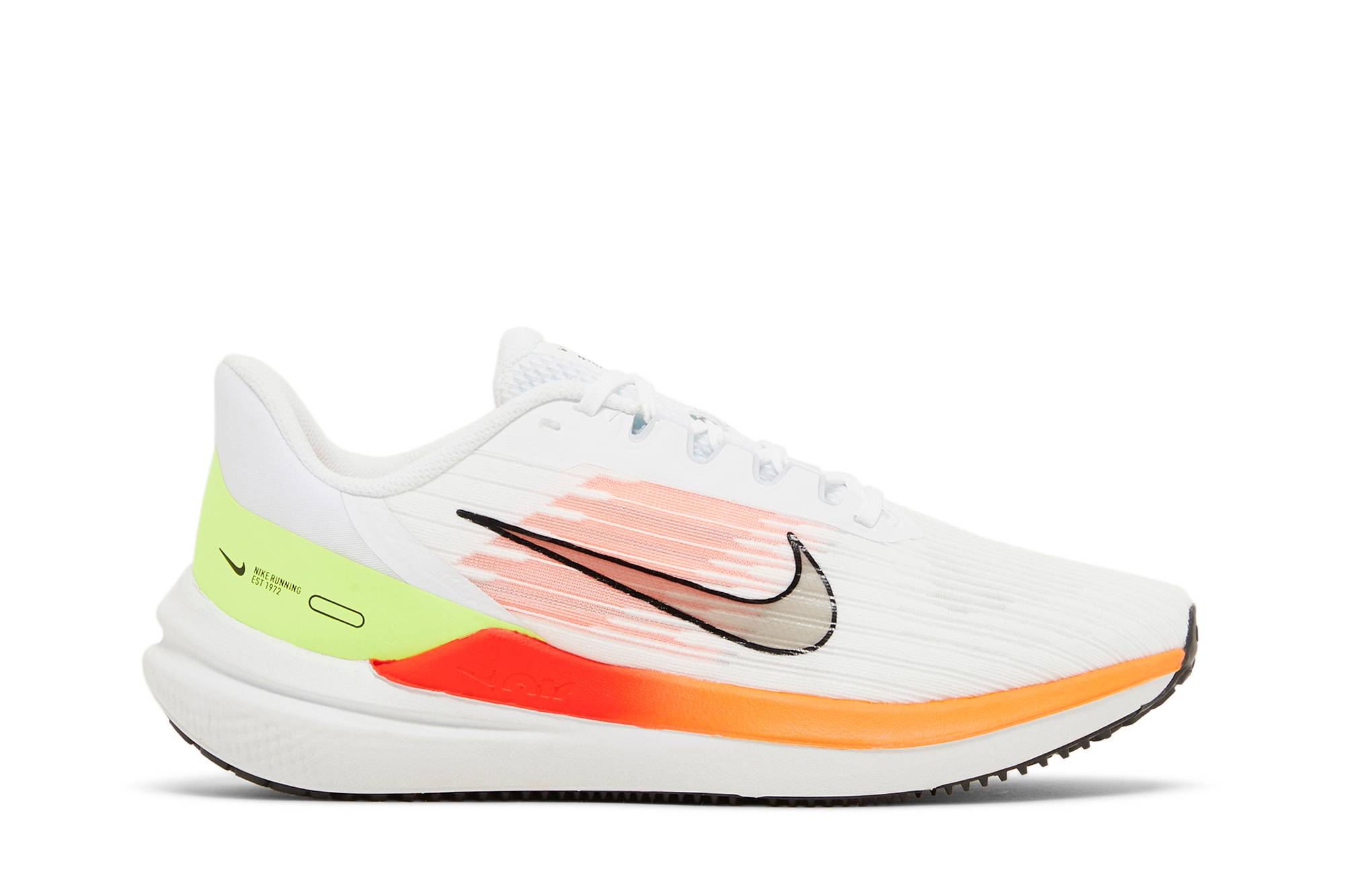 Nike Air Winflo 9 White Bright Crimson DD6203-100 Simpleartly Store