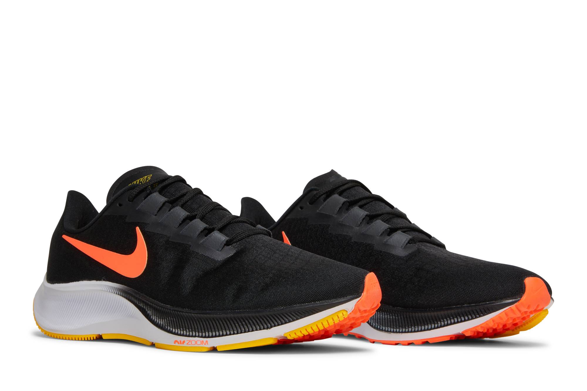Nike Air Zoom Pegasus 37 Black Bright Mango BQ9646-010 Coiloa - Image 8