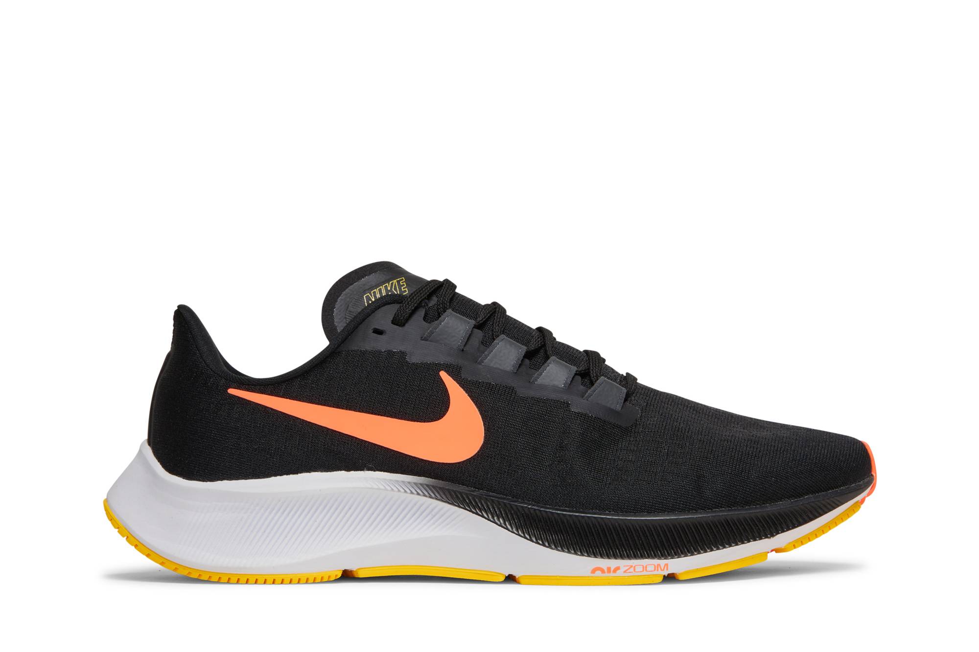 Nike Air Zoom Pegasus 37 Black Bright Mango BQ9646-010 Simpleartly Store