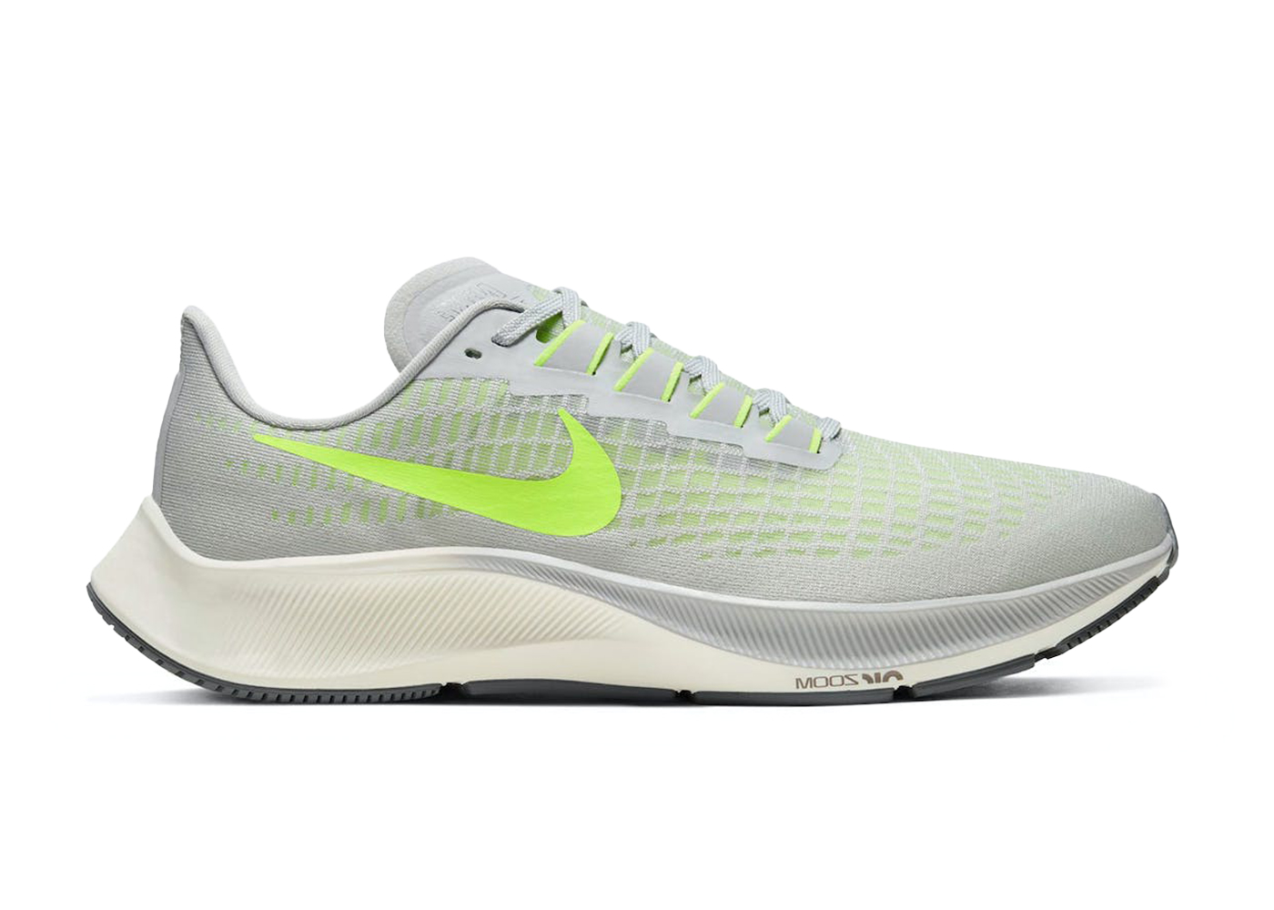 Nike Air Zoom Pegasus 37 Grey Fog Volt BQ9646-003 Simpleartly Store
