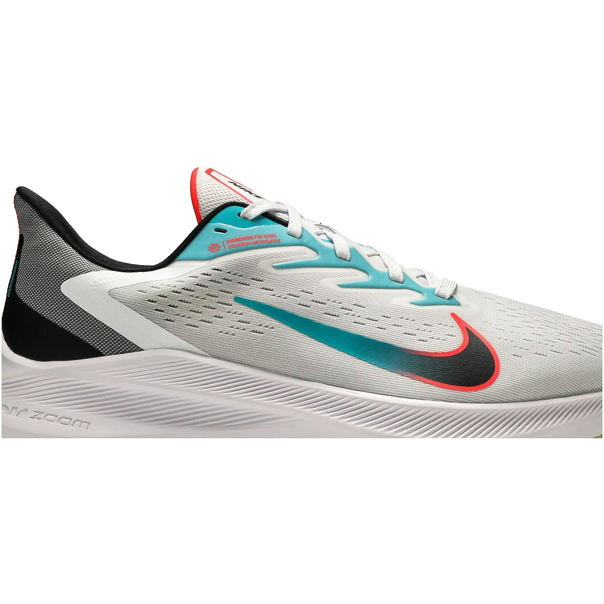 Nike Air Zoom Winflo 7 Flash Crimson Aqua CJ0291-100 Moroen - Image 2
