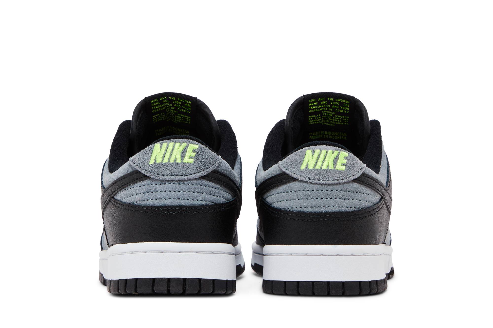 Nike Dunk Low 'Black Grey Green Strike' FQ2205-001 - Image 6