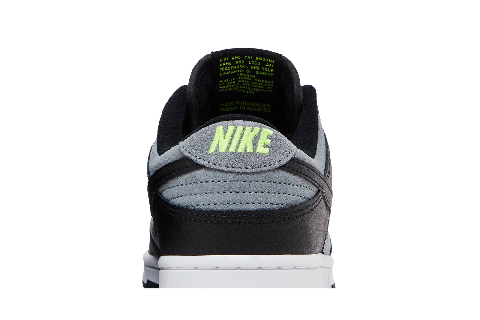 Nike Dunk Low 'Black Grey Green Strike' FQ2205-001 - Image 7
