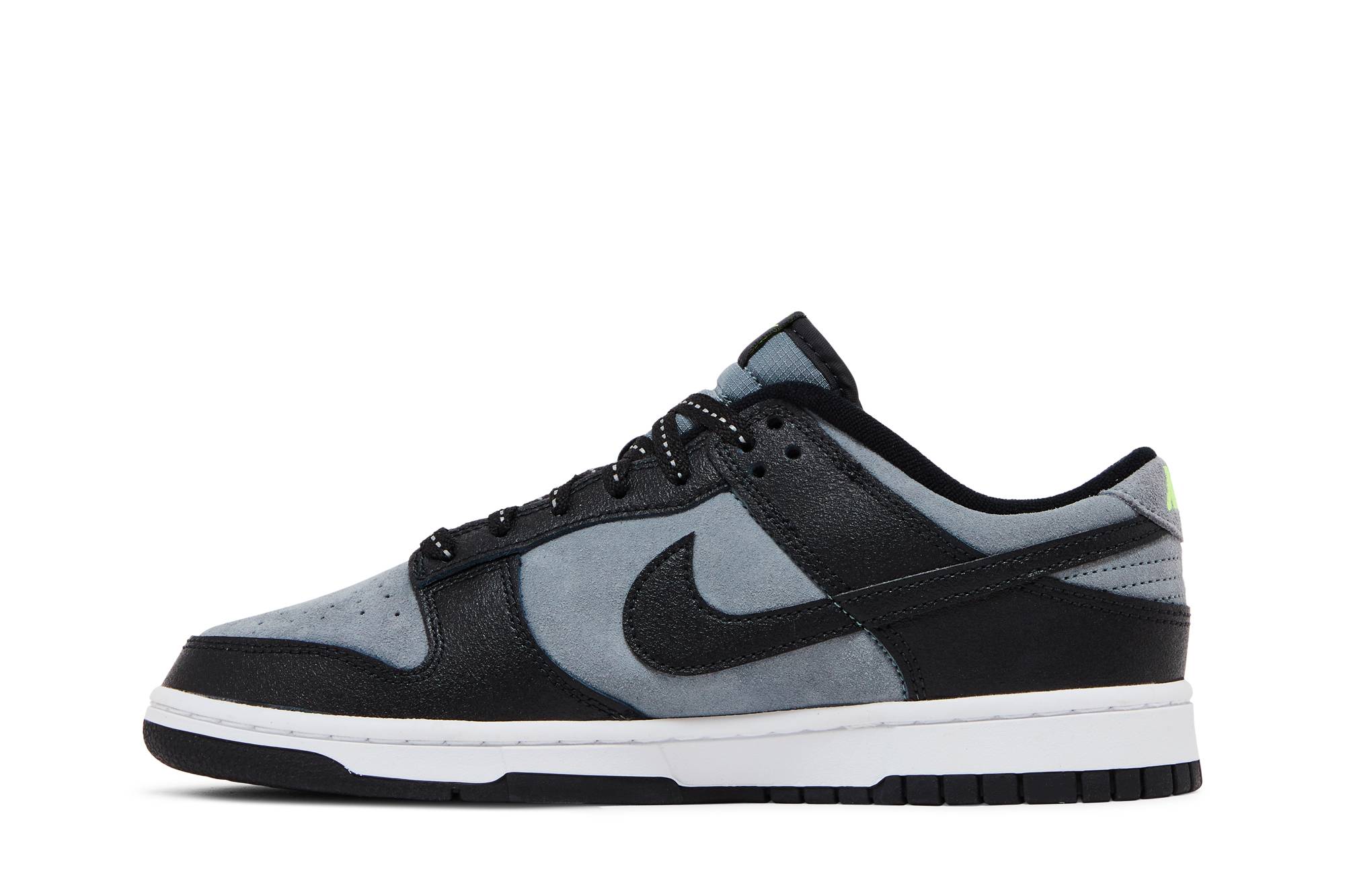 Nike Dunk Low 'Black Grey Green Strike' FQ2205-001 - Image 3