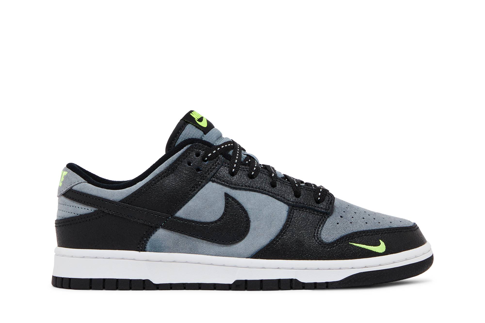 Nike Dunk Low 'Black Grey Green Strike' FQ2205-001 Simpleartly Store