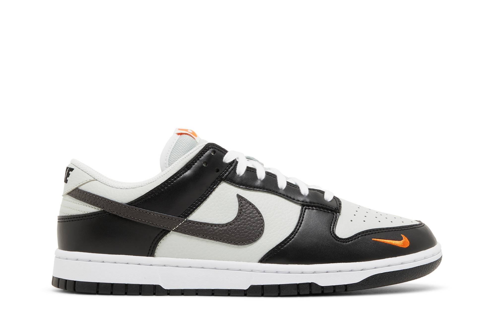 Nike Dunk Low 'Grey Black Orange Mini Swoosh' FN7808-001 Simpleartly Store