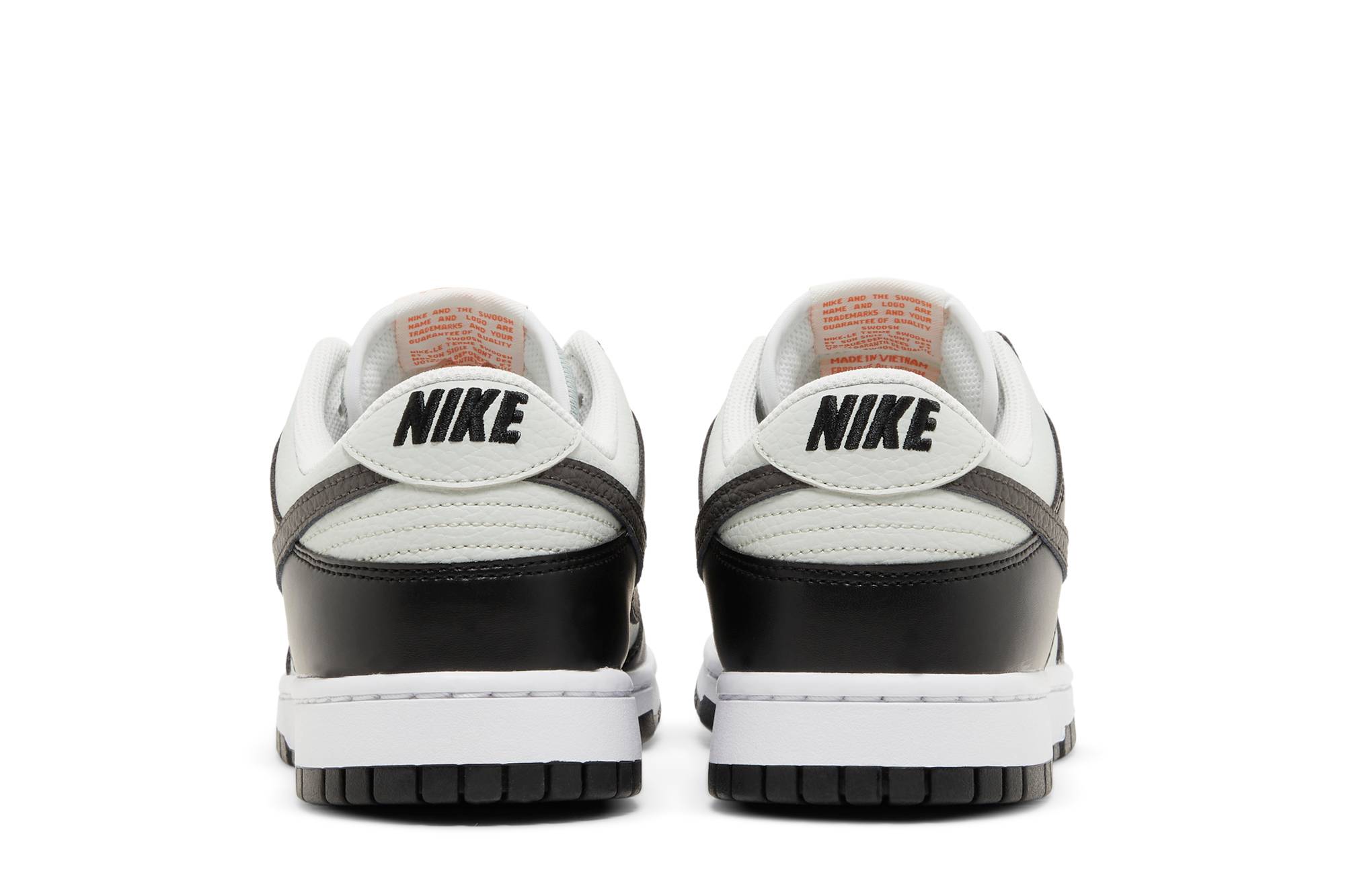 Nike Dunk Low 'Grey Black Orange Mini Swoosh' FN7808-001 - Image 13