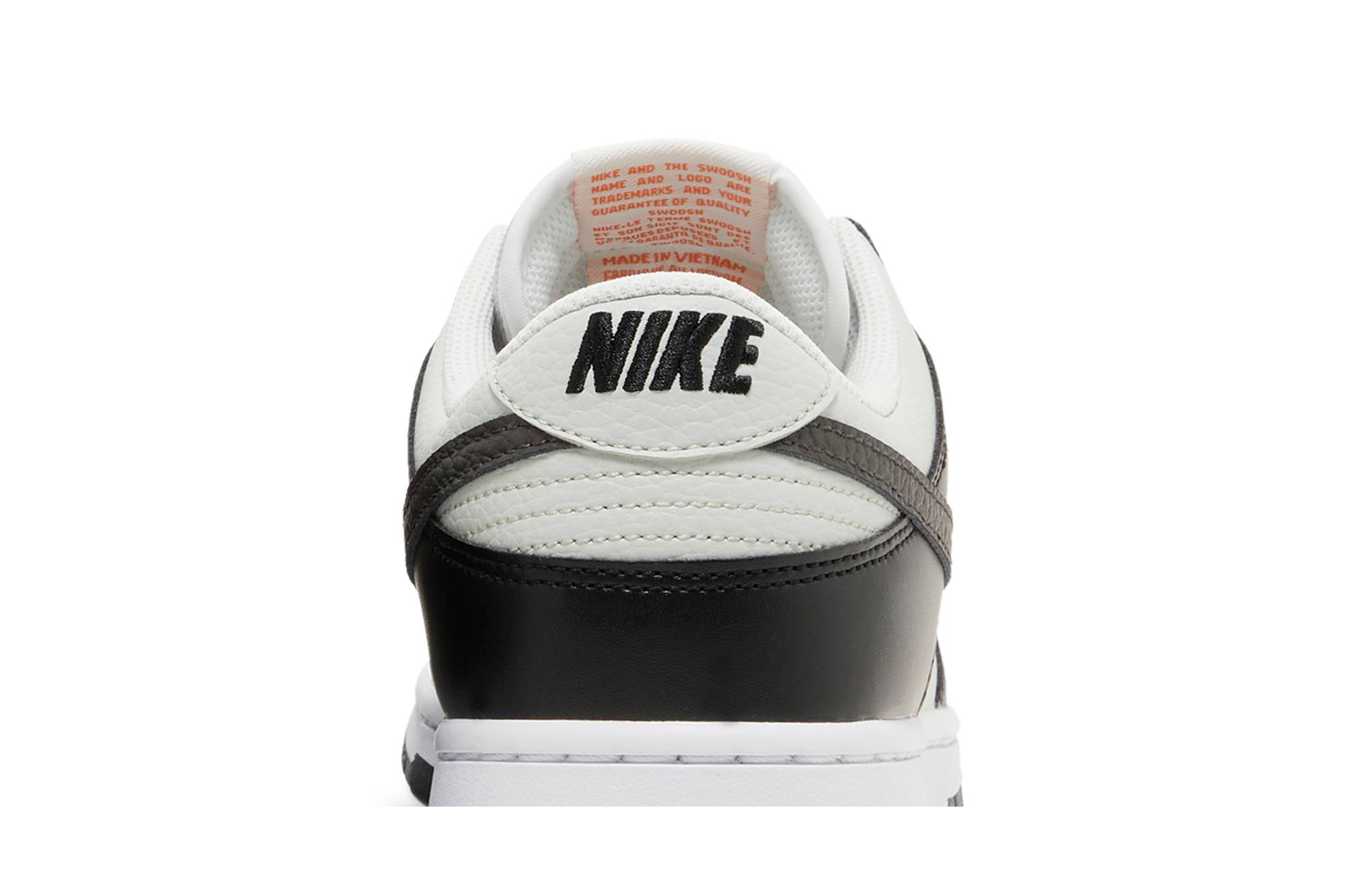 Nike Dunk Low 'Grey Black Orange Mini Swoosh' FN7808-001 - Image 14