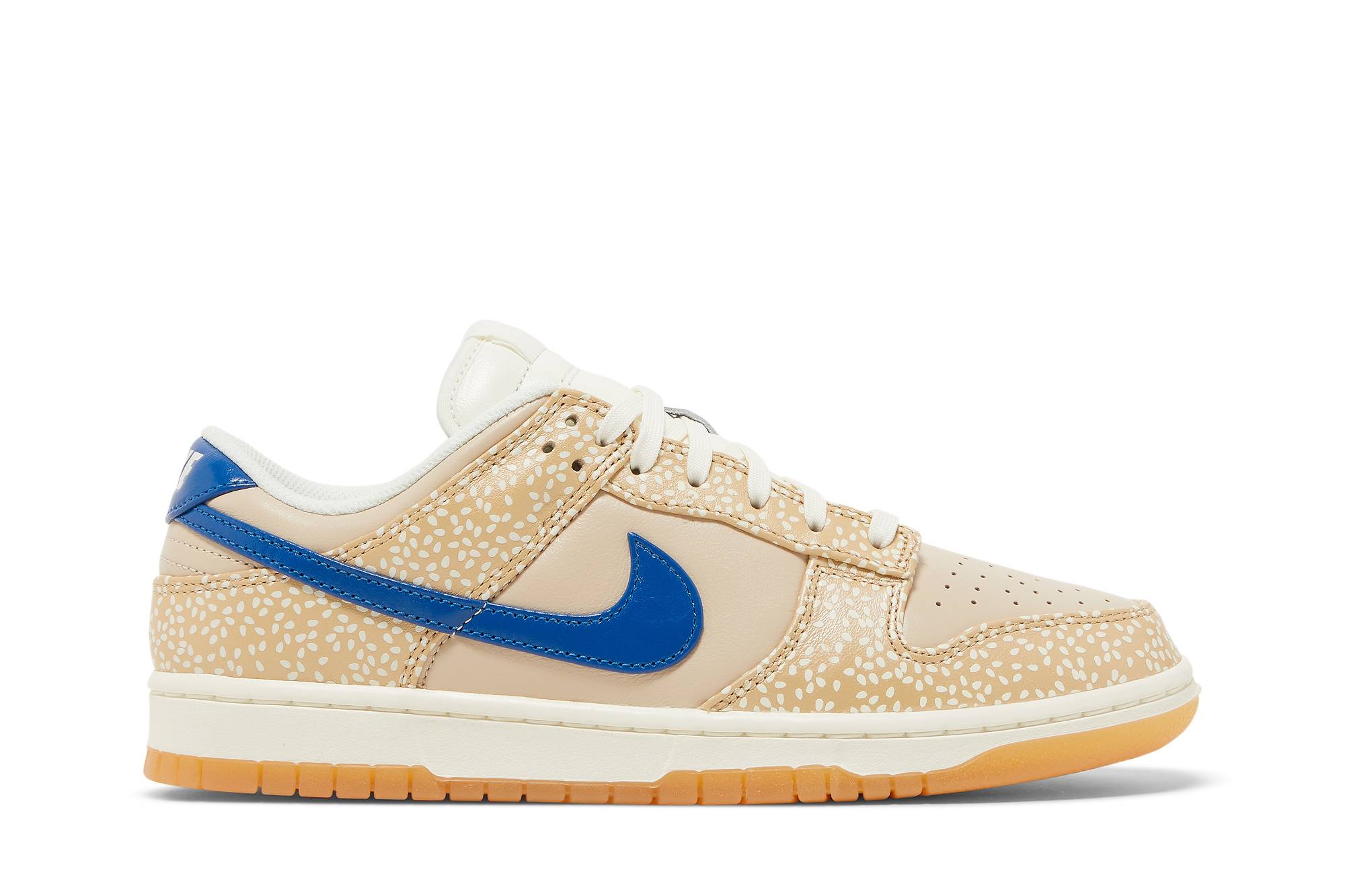 Nike Dunk Low PRM Sesame/Blue Swoosh DZ4853-200 Gloiber