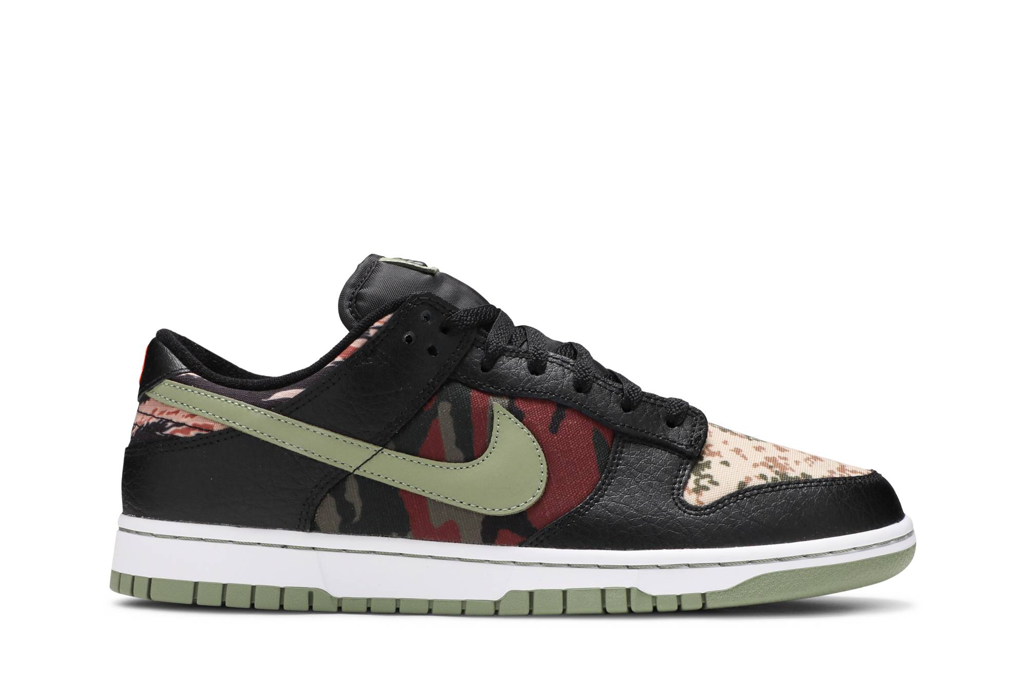 Nike Dunk Low SE Black Multi-Camo DH0957-001 Gloiber