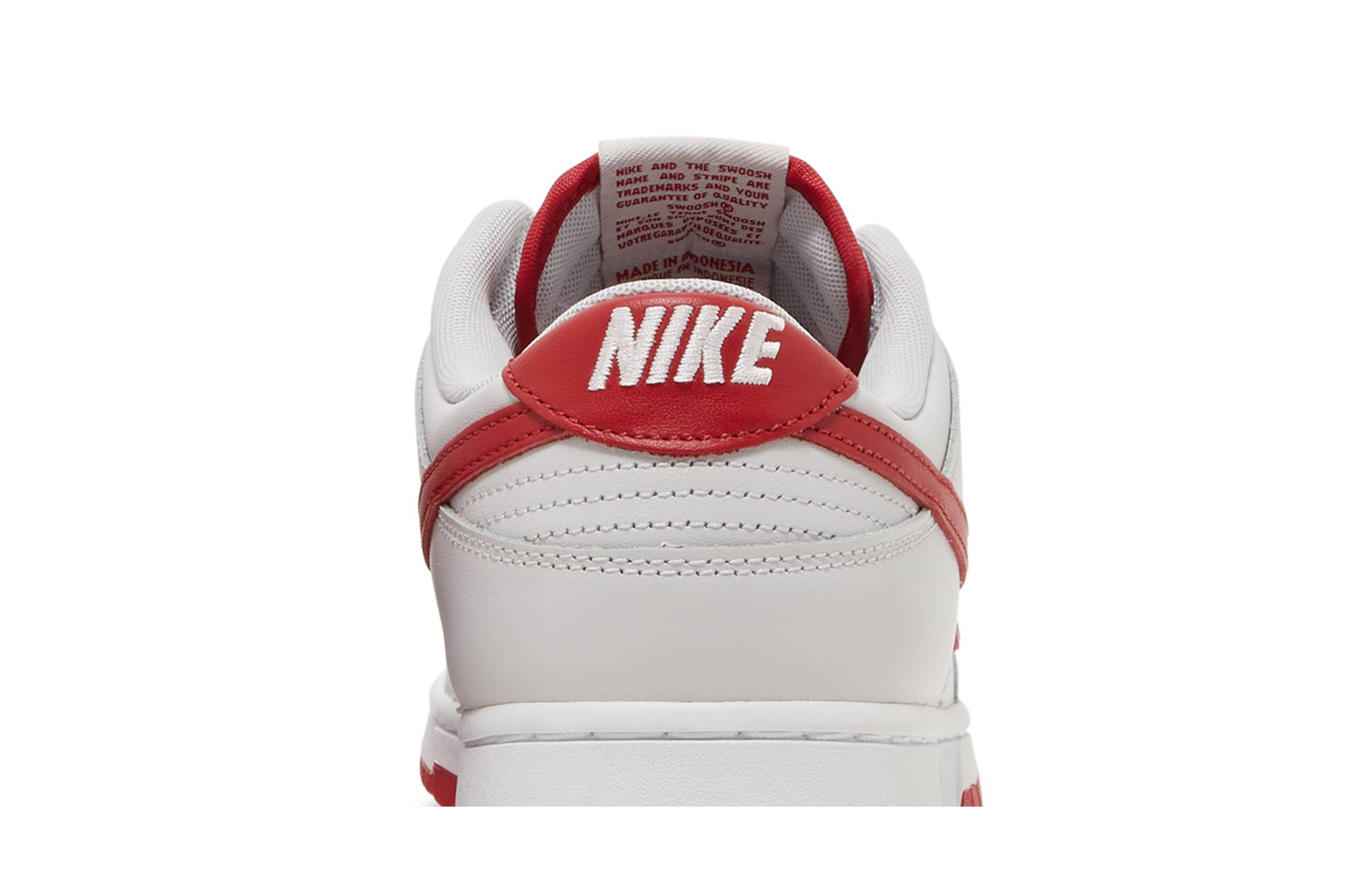 Nike Dunk Low Vast Grey Varsity Red FJ0832-011 Moroen - Image 14