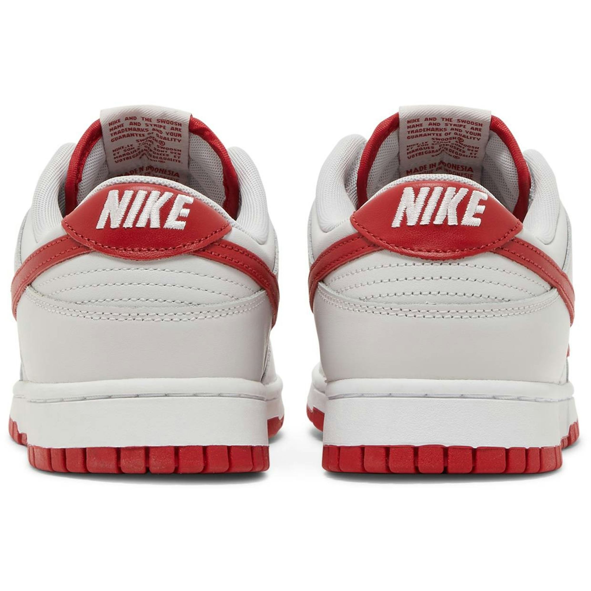 Nike Dunk Low Vast Grey Varsity Red FJ0832-011 Moroen - Image 6