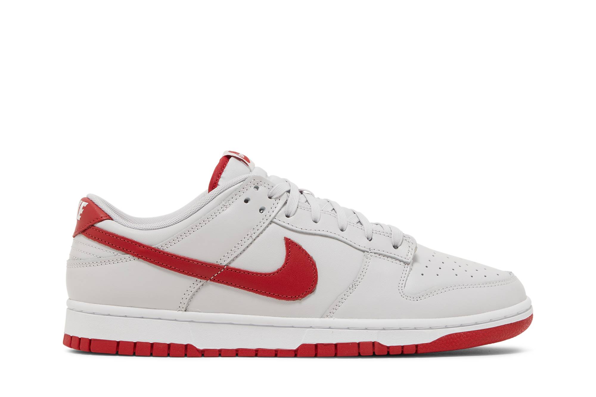 Nike Dunk Low Vast Grey Varsity Red FJ0832-011 Gloiber