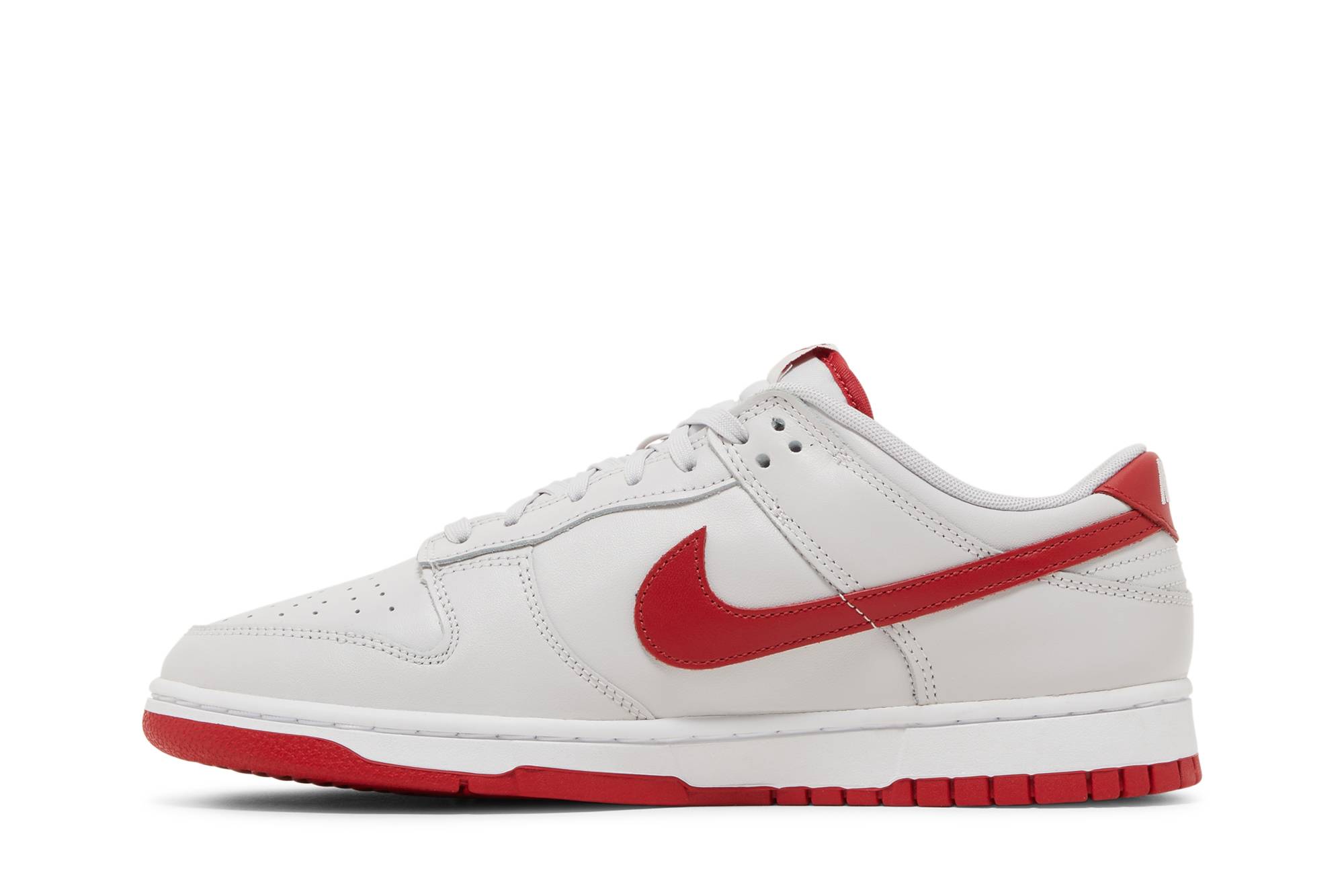 Nike Dunk Low Vast Grey Varsity Red FJ0832-011 Moroen - Image 10