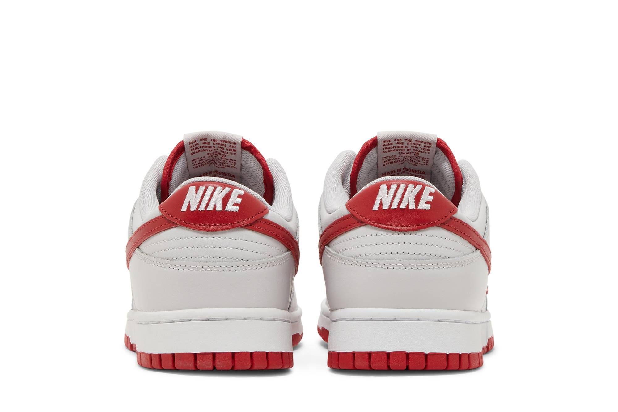 Nike Dunk Low Vast Grey Varsity Red FJ0832-011 Moroen - Image 13