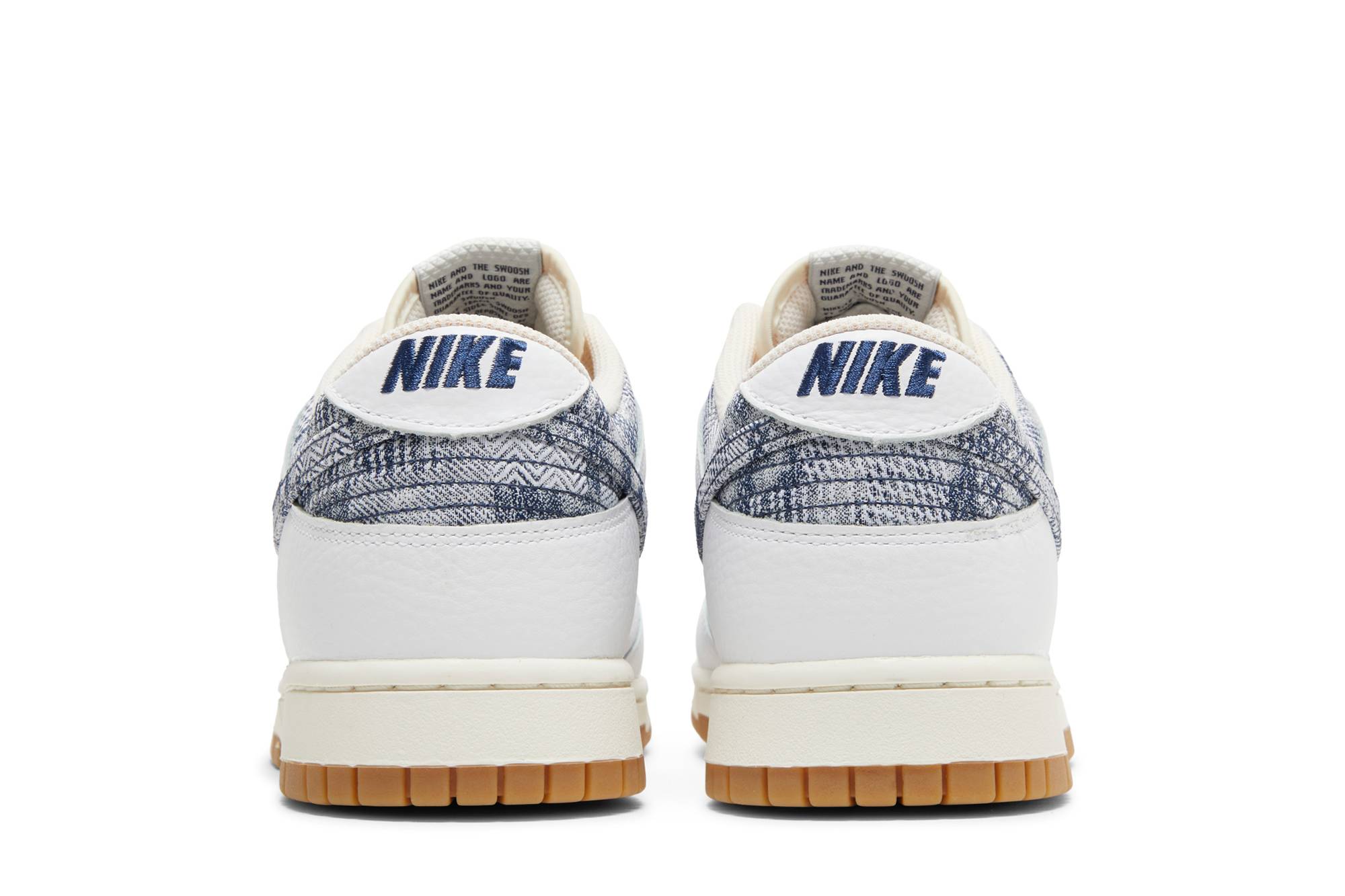 Nike Dunk Low Washed Denim FN6881-100 Moroen - Image 6