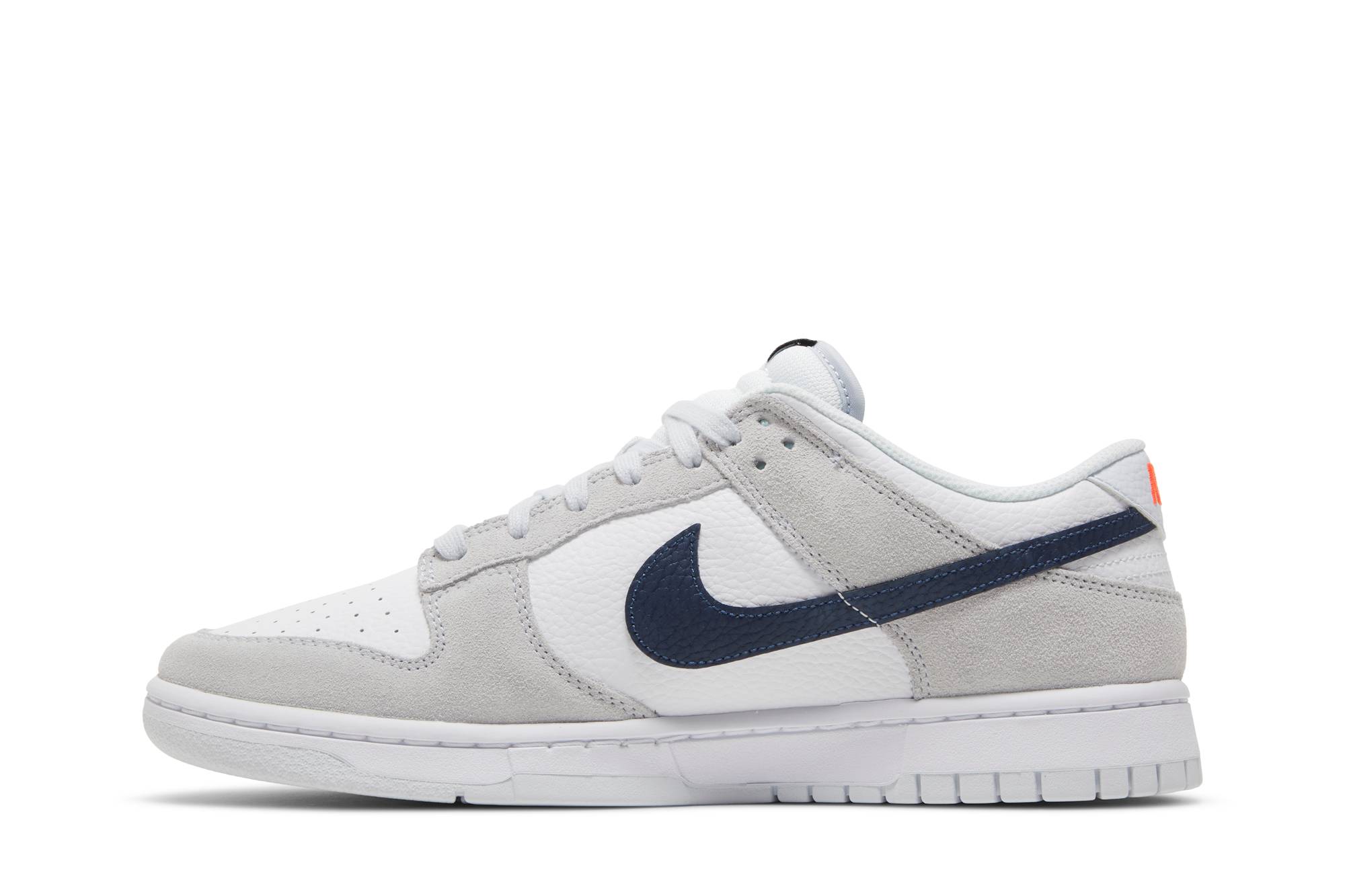 Nike Dunk Low White Grey Navy Aqua Mini Swoosh FJ4227-001 Moroen - Image 3