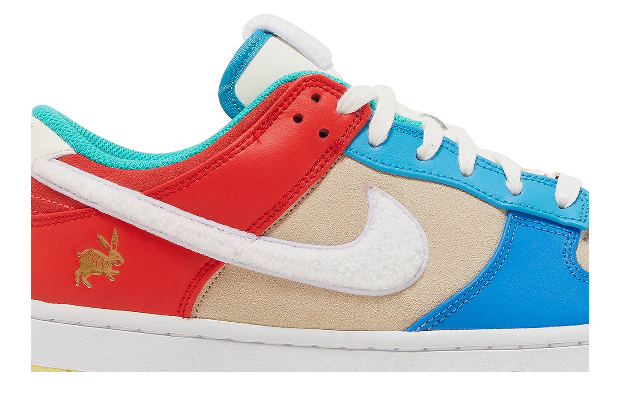 Nike Dunk Low Year of the Rabbit Blue Orange Cream FD4203-111 Moroen - Image 2