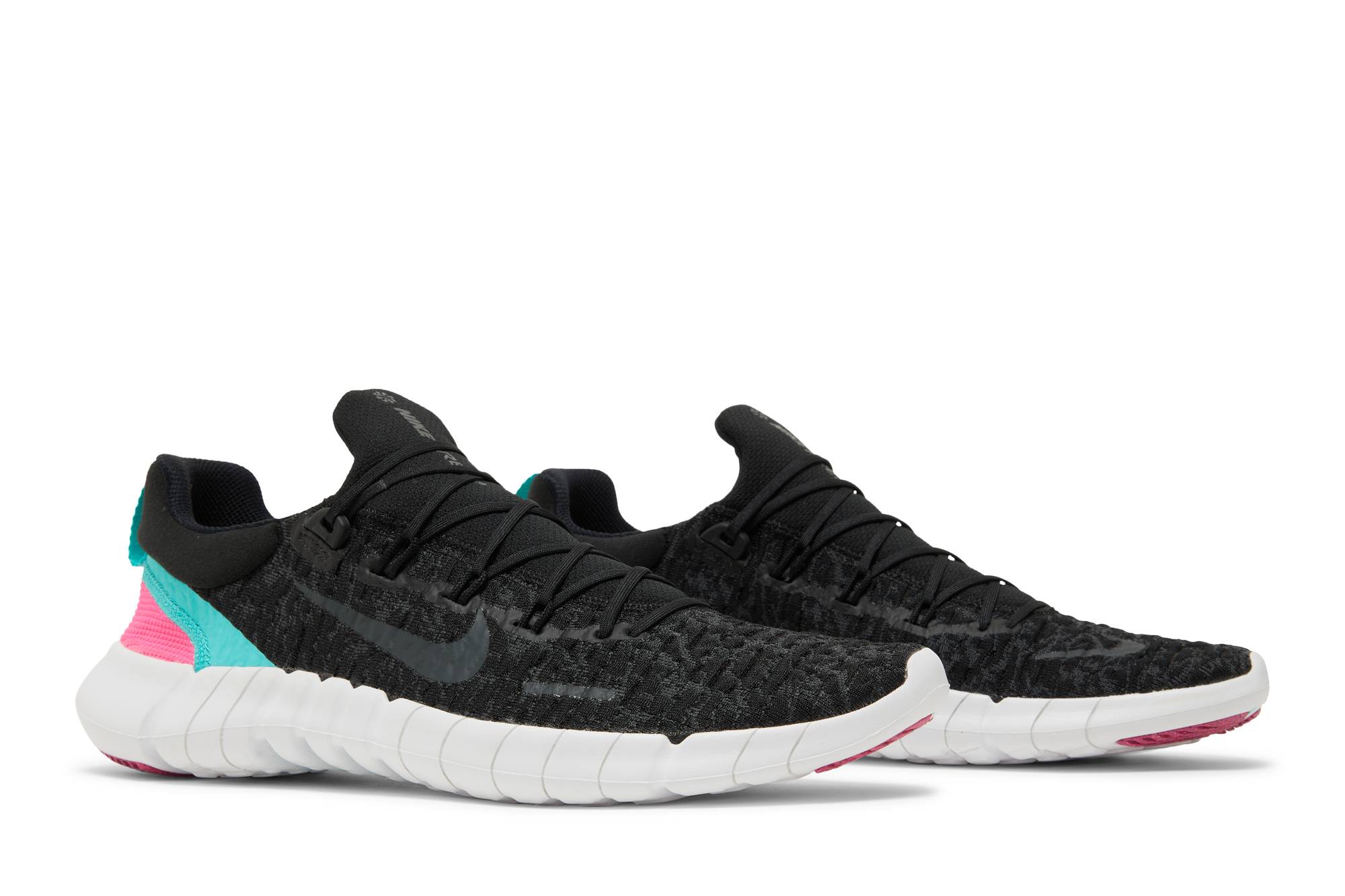 Nike Free Run 5.0 Black Dynamic Turquoise CZ1884-005 Moroen - Image 8
