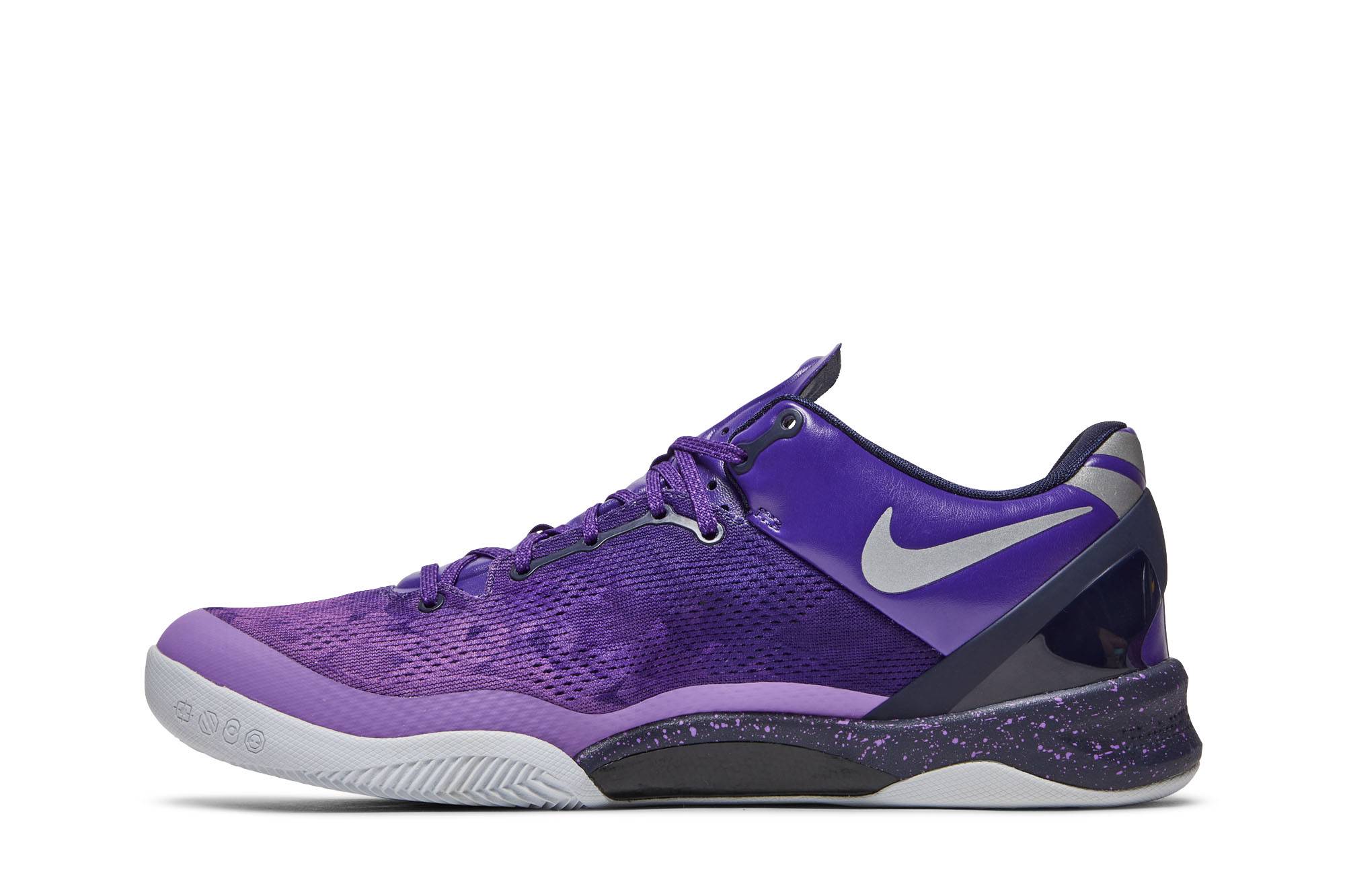 Nike Kobe 8 Playoffs Purple Platinum 555035-500 Moroen - Image 3