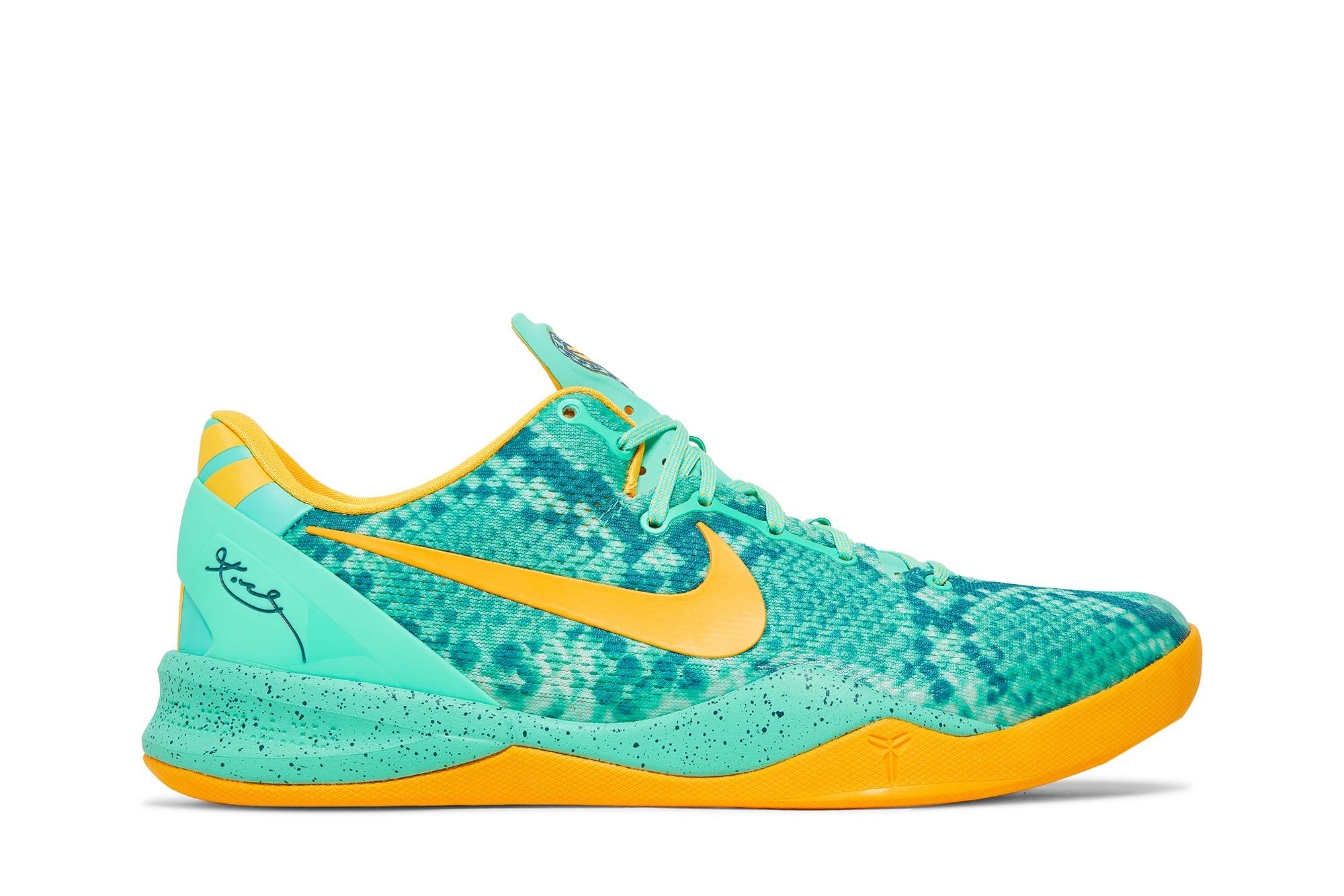 Nike Kobe 8 System Green Glow Laser Orange 555035-304 Gloiber