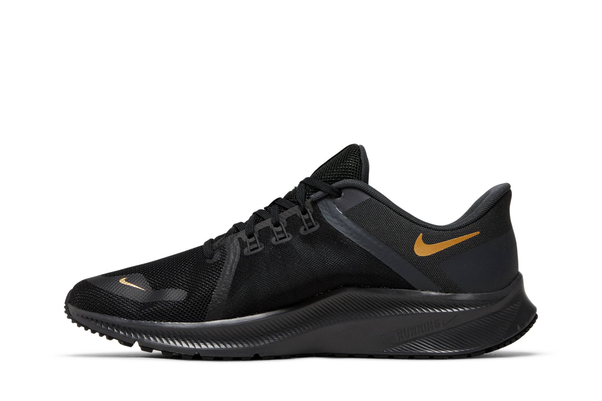 Nike Quest 4 'Black Metallic Gold' DA1105-010 - Image 3