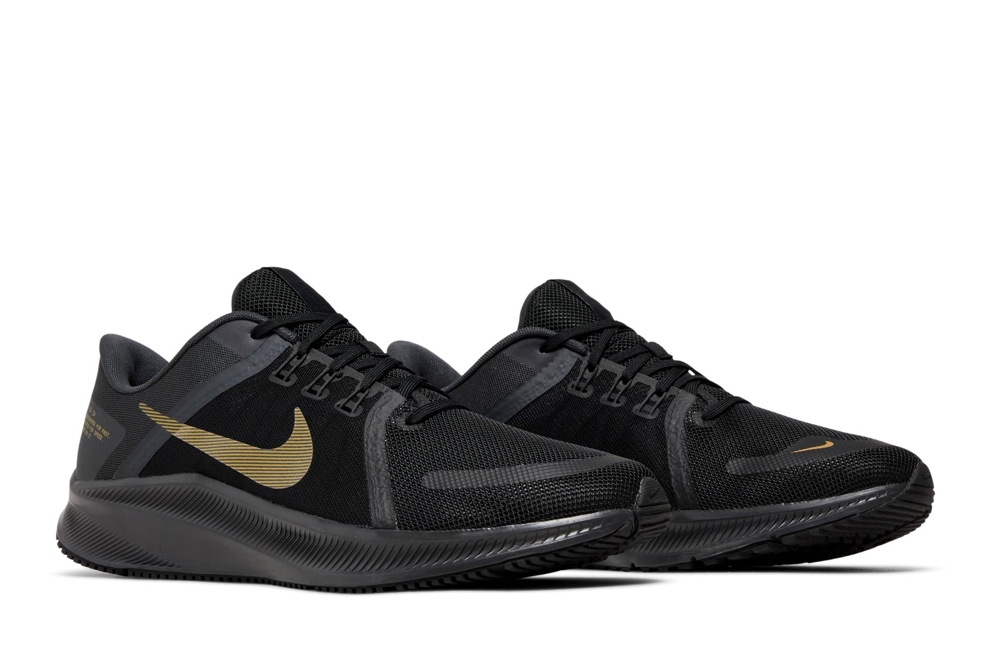 Nike Quest 4 'Black Metallic Gold' DA1105-010 - Image 8
