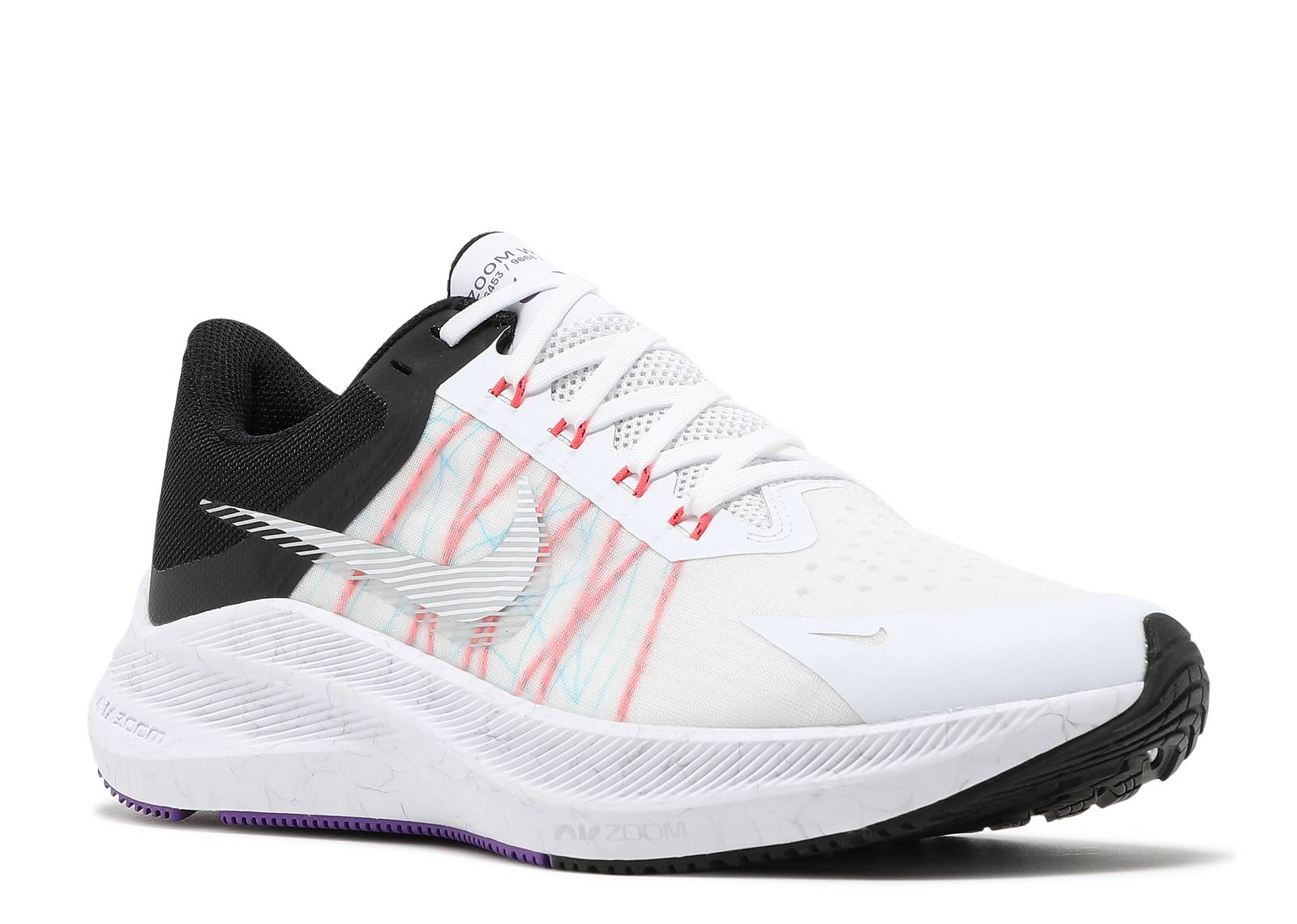 Nike Winflo 8 'White Flash Crimson' CW3419-101 - Image 2