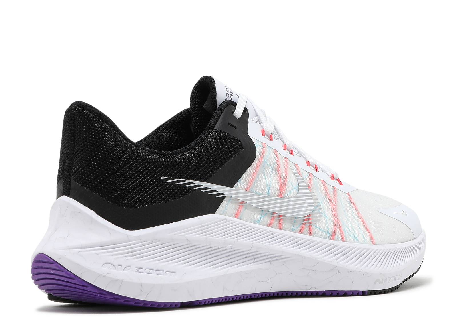 Nike Winflo 8 'White Flash Crimson' CW3419-101 - Image 3