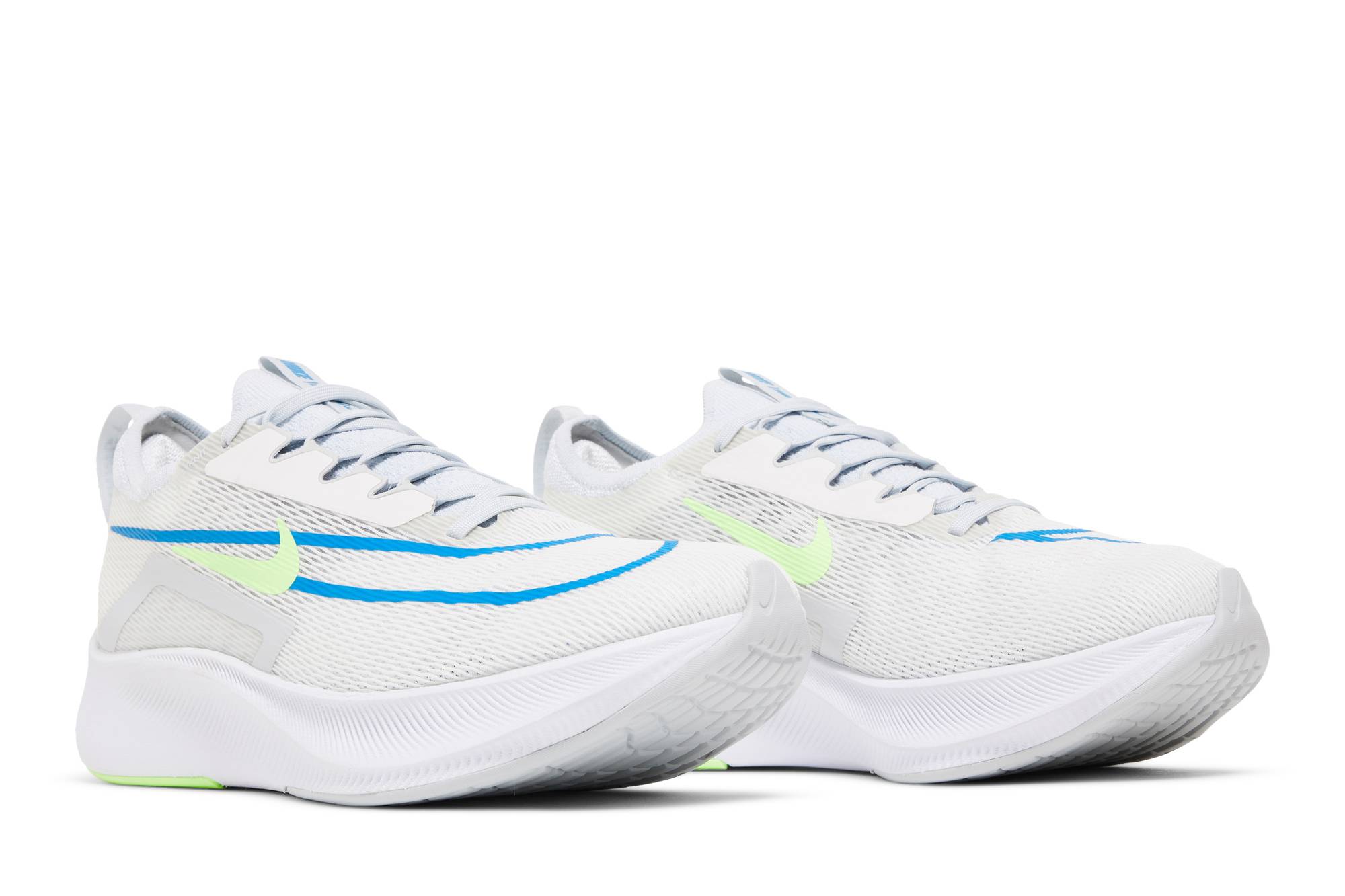 Nike Zoom Fly 4 'White Imperial Blue Lime Glow' CT2392-100 - Image 8
