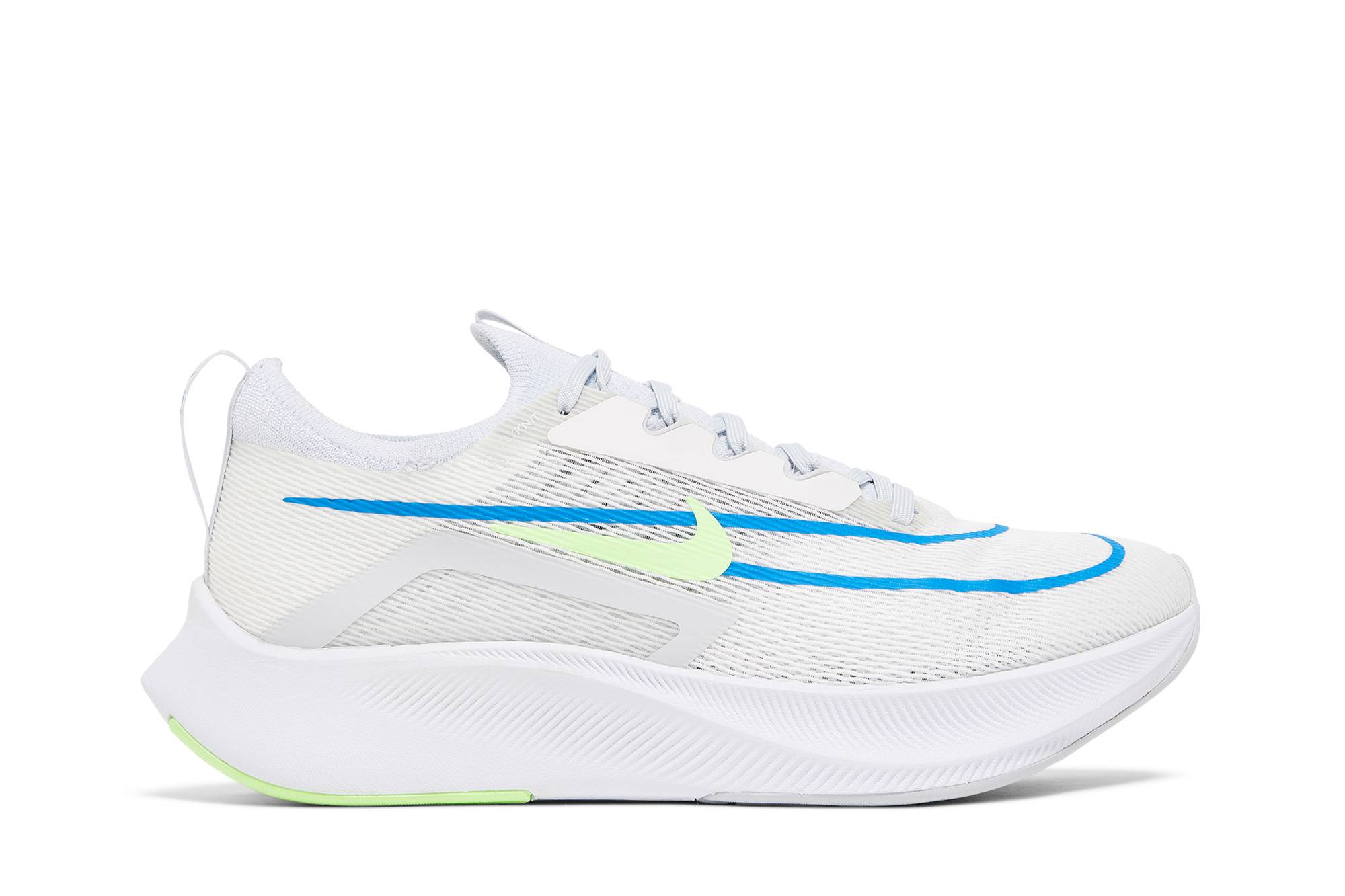 Nike Zoom Fly 4 'White Imperial Blue Lime Glow' CT2392-100