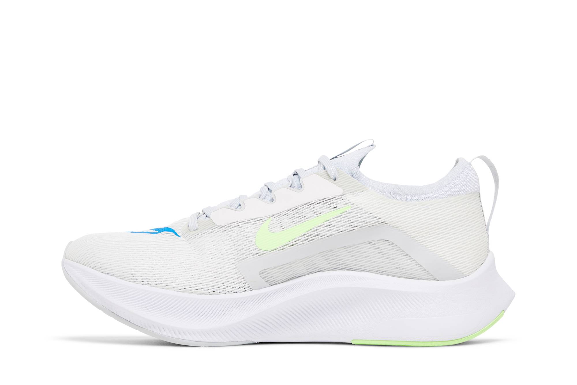 Nike Zoom Fly 4 'White Imperial Blue Lime Glow' CT2392-100 - Image 3