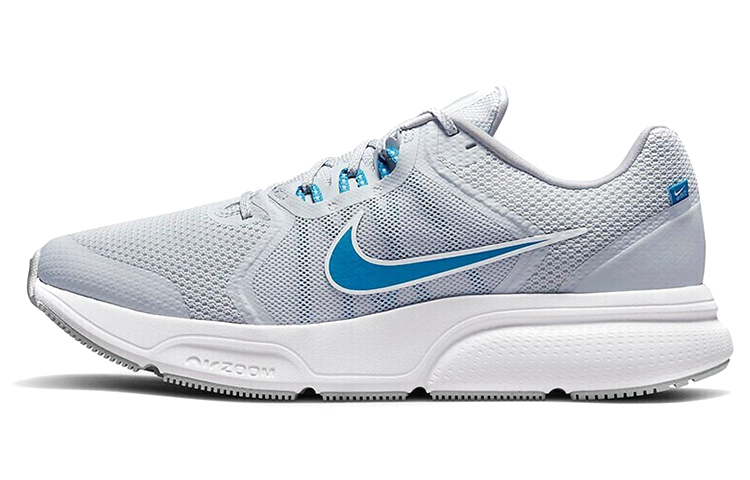 Nike Zoom Span 4 Low-Top Grey//Blue White DC8996-010 Moroen