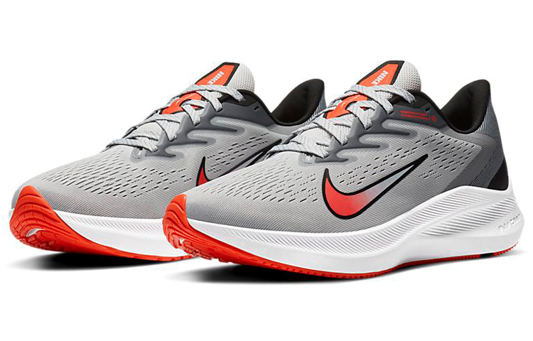 Nike Zoom Winflo 7 /Red 'Grey' CJ0291-012 - Image 3